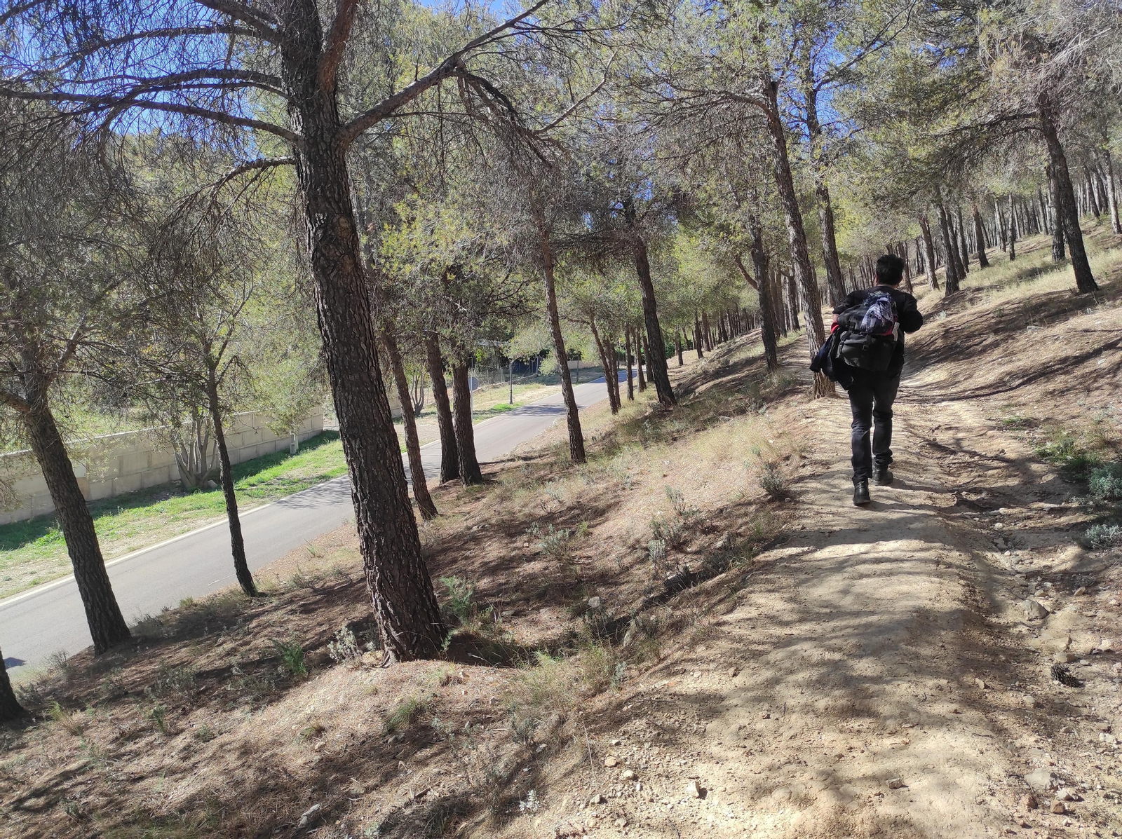 Ruta desde el casco histórico al Cerro de Santa Catalina