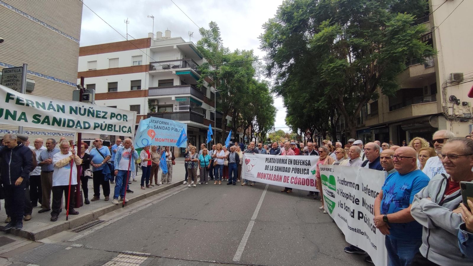La marcha por la sanidad pública llega a Montilla