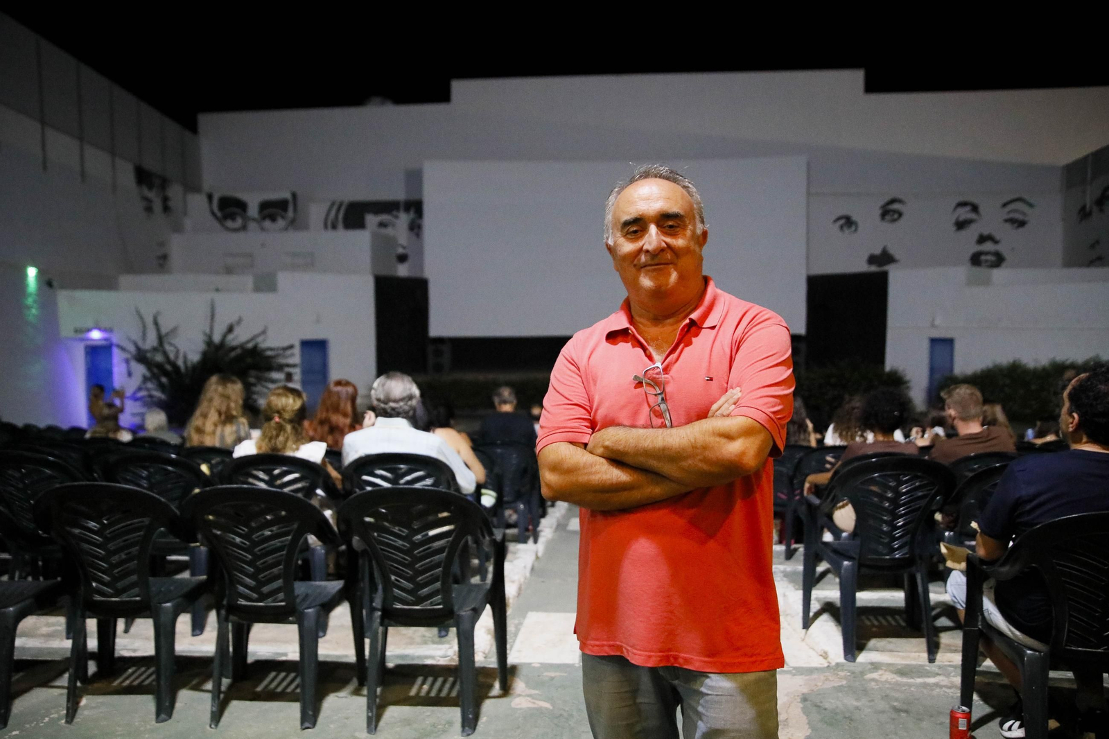 Imágenes de la última proyección en el cine de verano de Garrucha Imágenes de la última proyección en el cine de verano de Garrucha