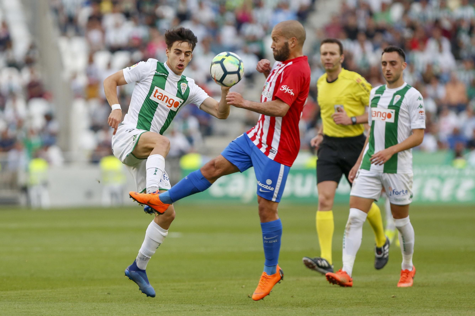 El Córdoba CF-Sporting de Gijón, en imágenes