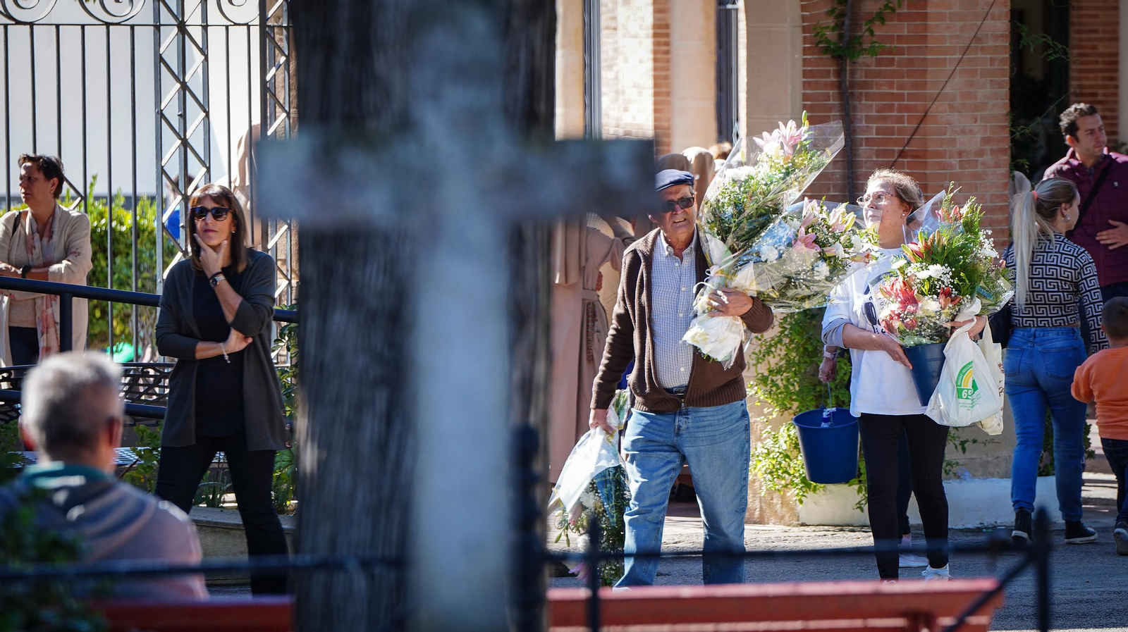 Día de todos los Santos en el cementerio de Jerez