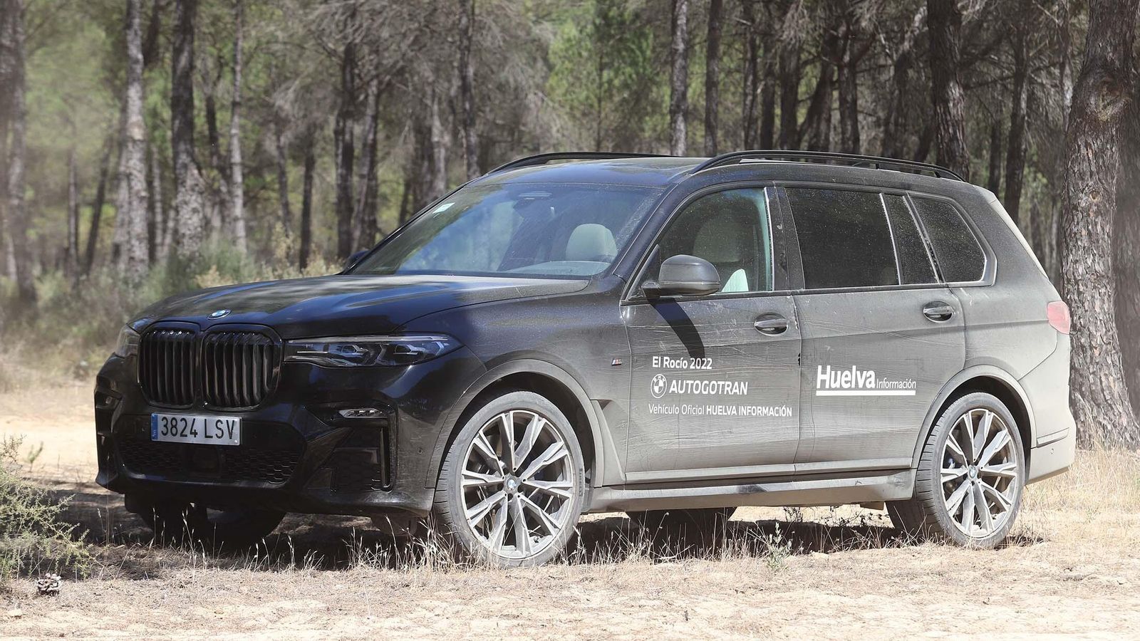 El BMW X7 cedido por Autogotransa para facilitar la tarea informativa de 'Huelva Información'.