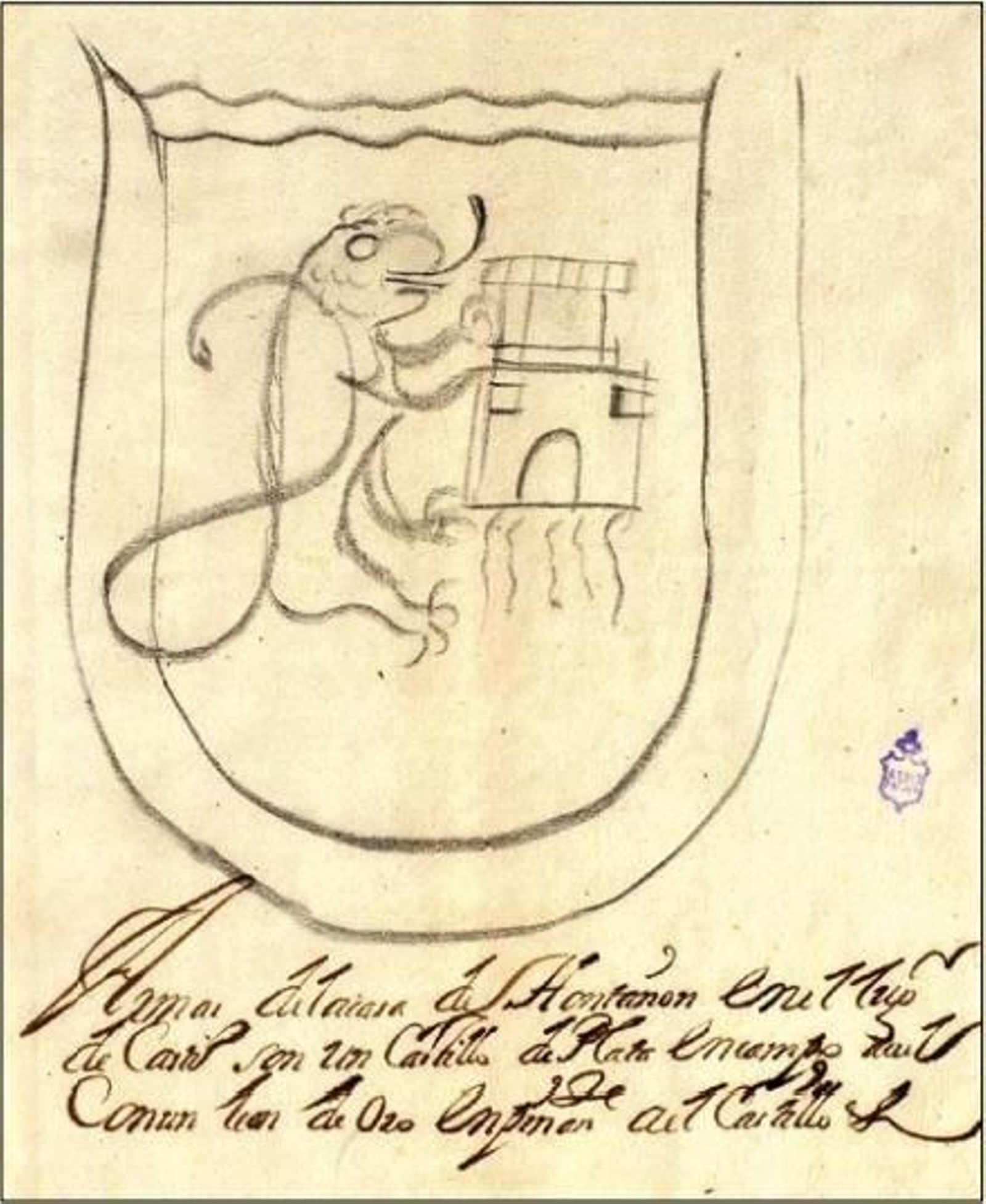 Escudo de la familia Ontañón