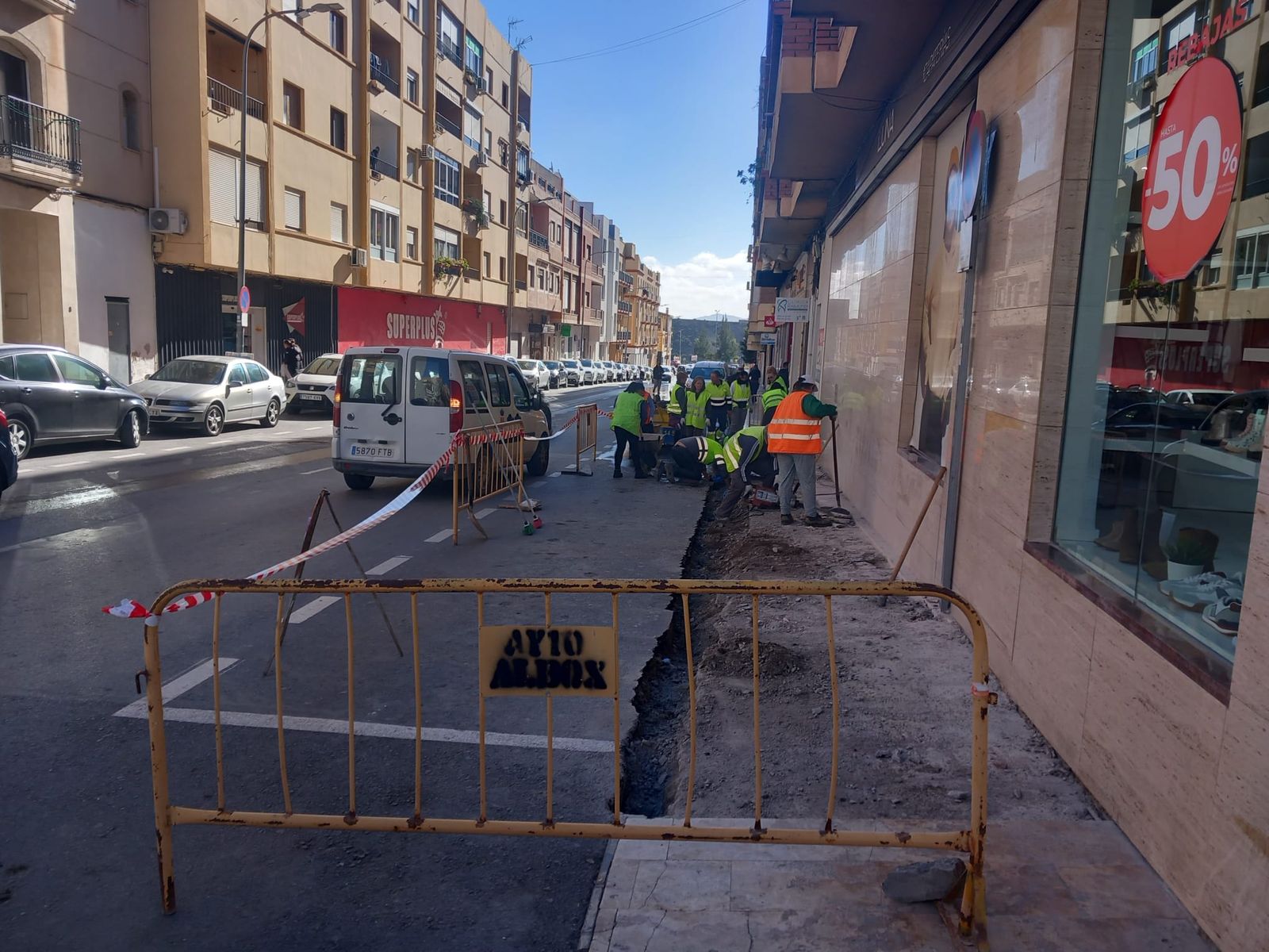 Esta semana han comenzado las mejoras en la Calle Ramón y Cajal