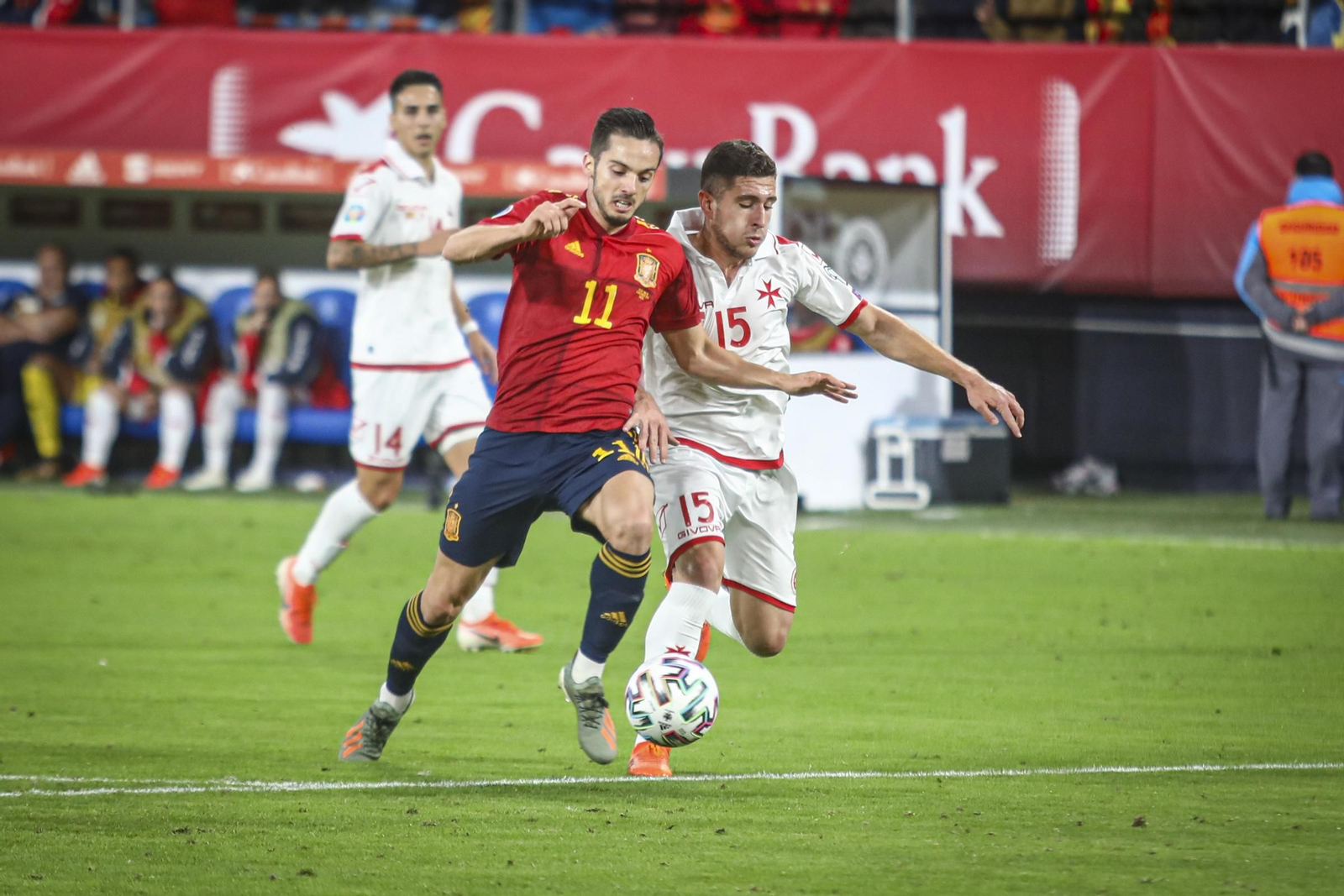 Las imágenes del España-Malta en Cádiz