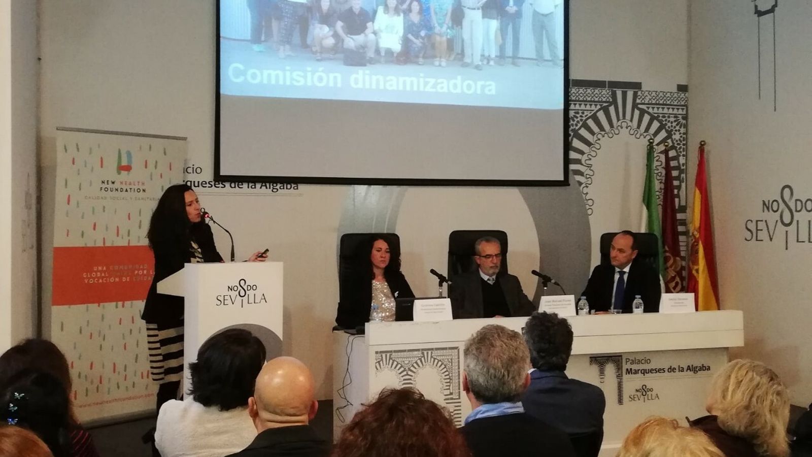 Presentación del libro Recetas para el alma' en el Palacio de los Marqueses de la Algaba.