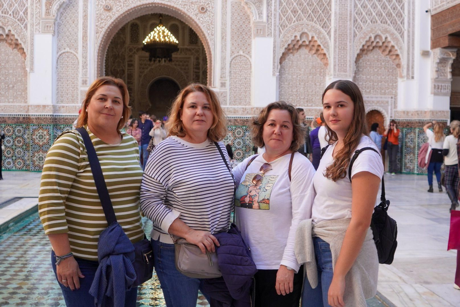 Medio centenar de mujeres vicarias se empapa de la cultura marroquí en un viaje para el recuerdo