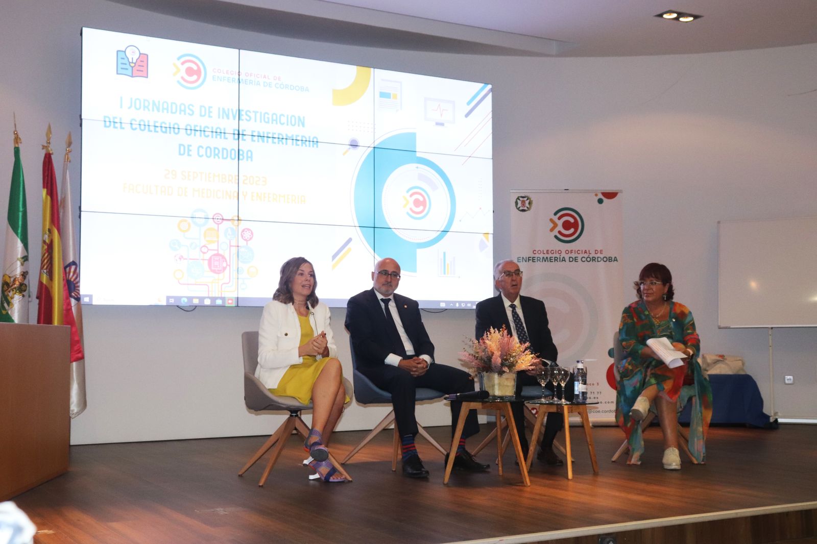 Inauguración de las I Jornadas de Investigación del Colegio Oficial de Enfermería de Córdoba.