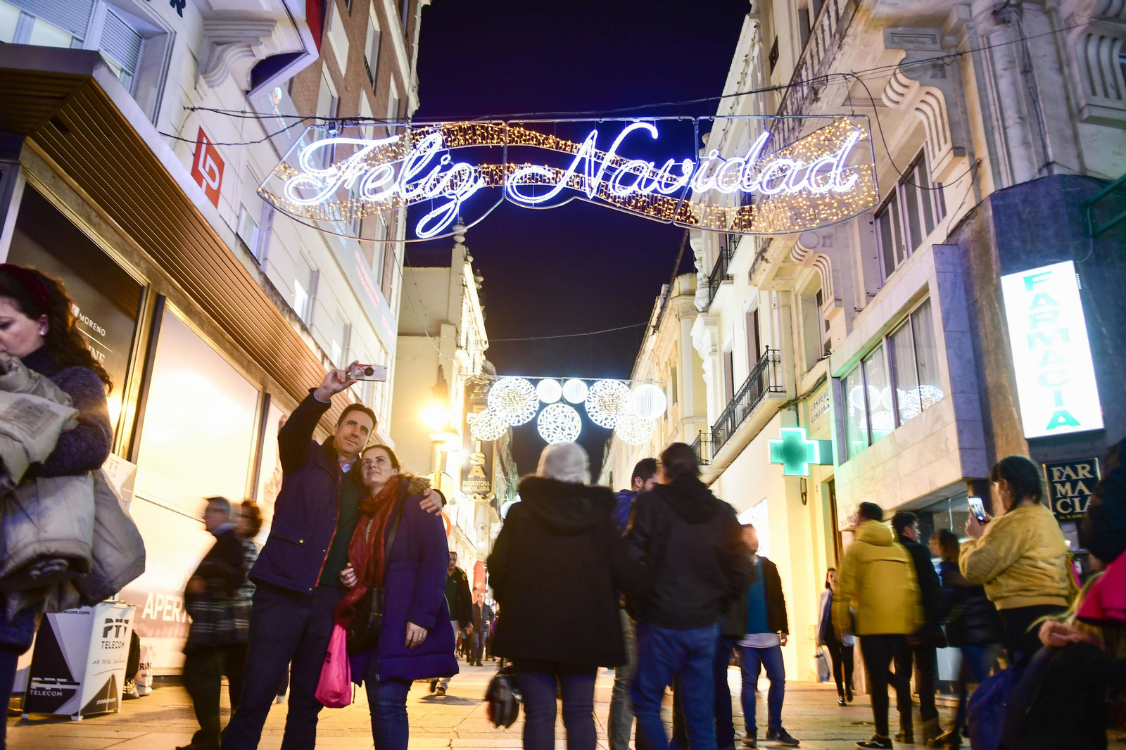 Las imágenes del alumbrado navideño en Córdoba.