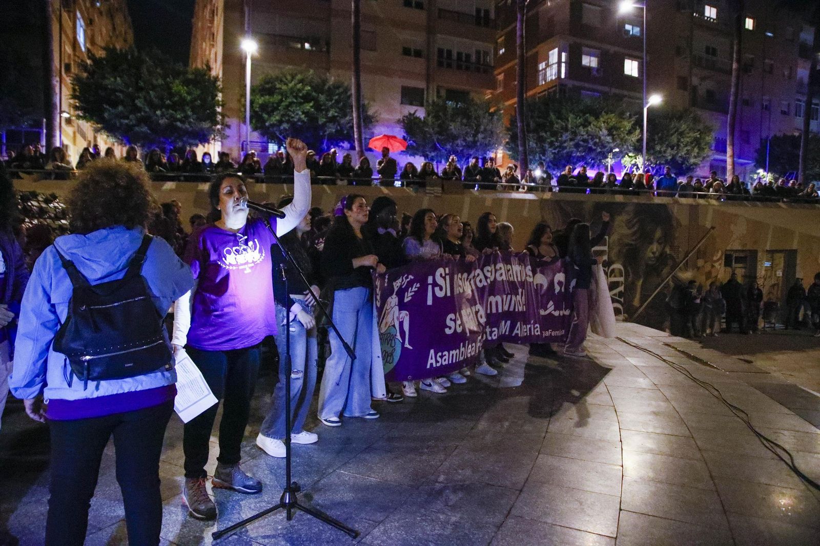 Las imágenes de la manifestación realizada por Asamblea Feminista 8M en Almería