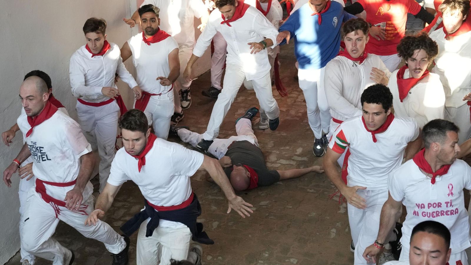 Las imágenes del encierro de los toros de Cebada Gago