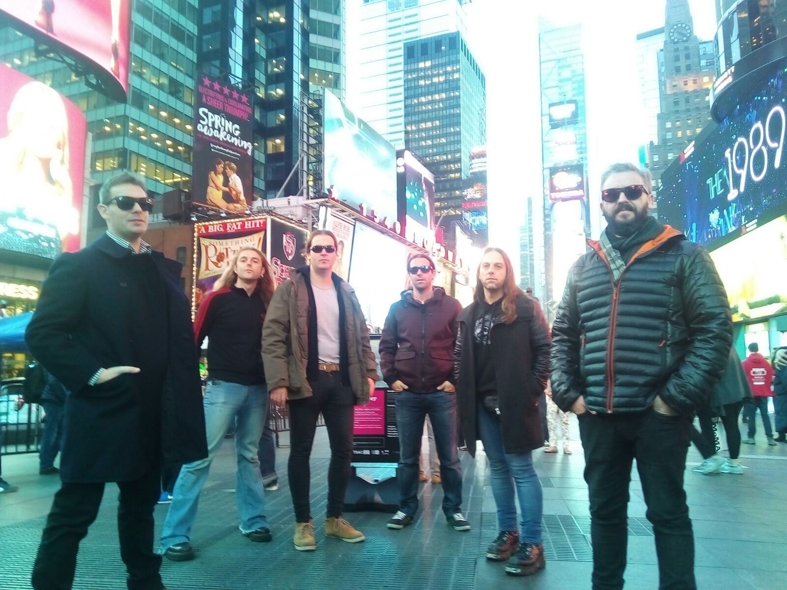 Saurom, banda de San Fernando que forma parte de cartel, durante su gira por Estados Unidos.