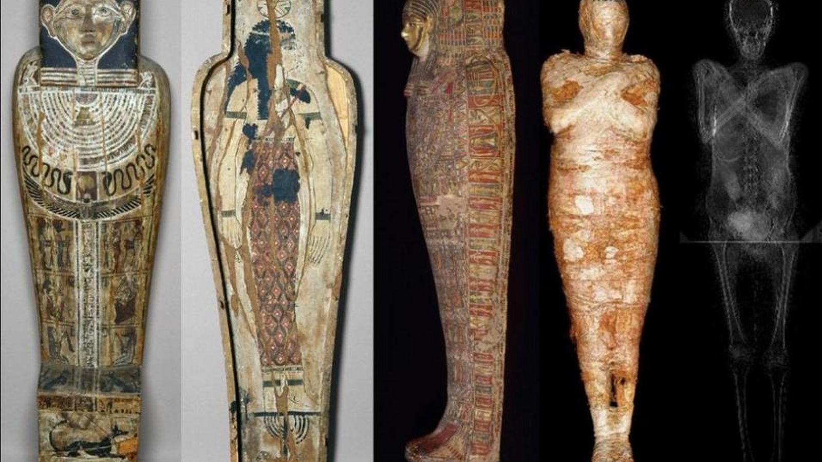 Imágenes de la primera momia egipcia de una embarazada
