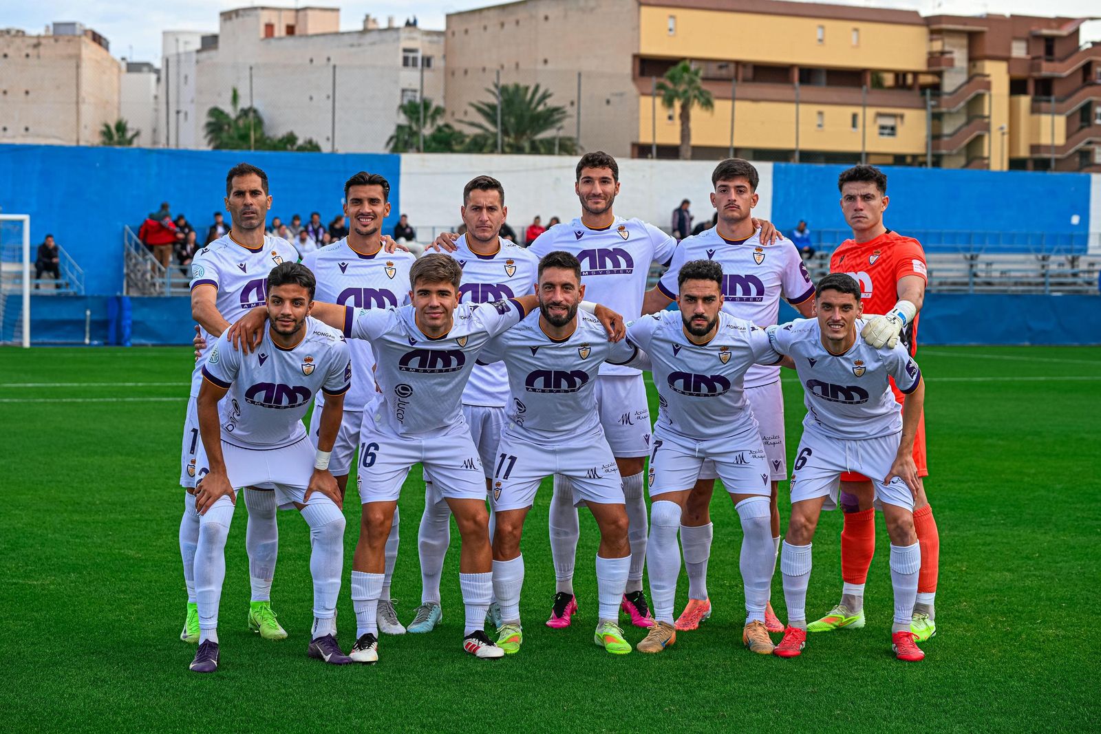 Alineación inicial del Real Jaén en El Rubial.