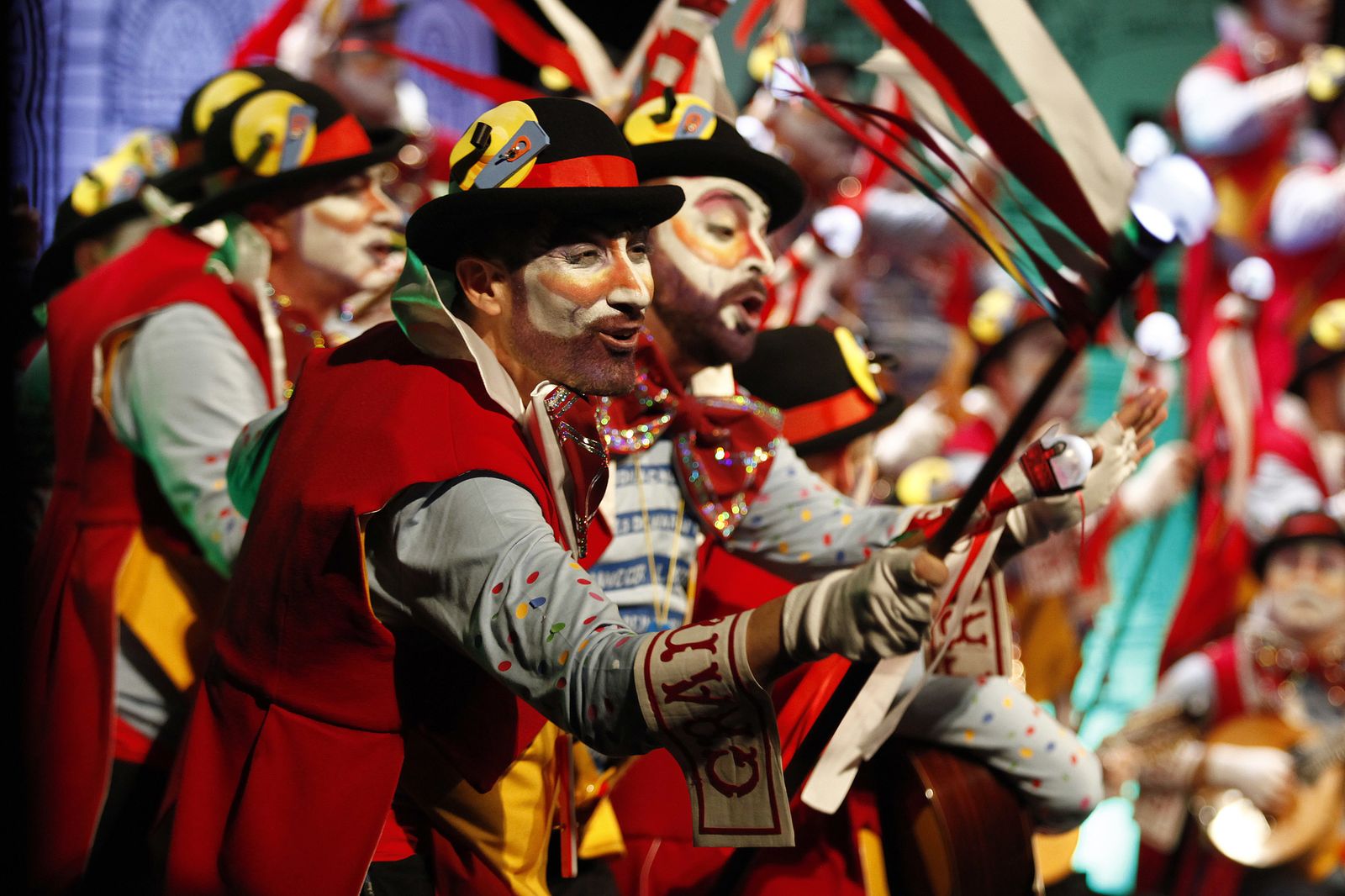 Las imágenes de la decimotercera función clasificatoria