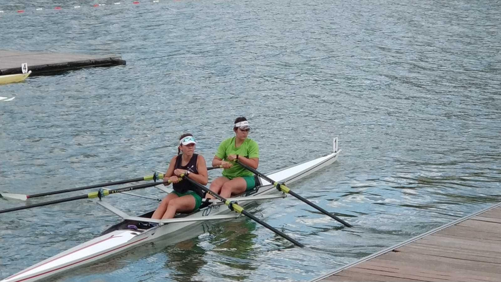 Valeria Palma y Carmen Olvera, oro en doble scull femenino.