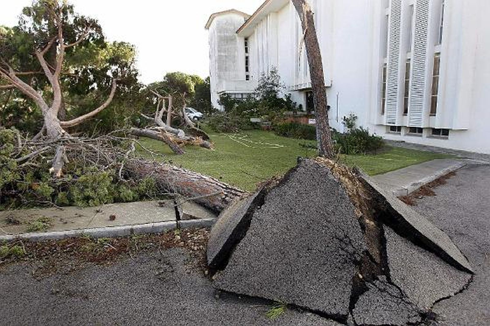 La lluvia y el viento causan múltiples destrozos en varias localidades de la provincia. 

Foto: Fito Carreto