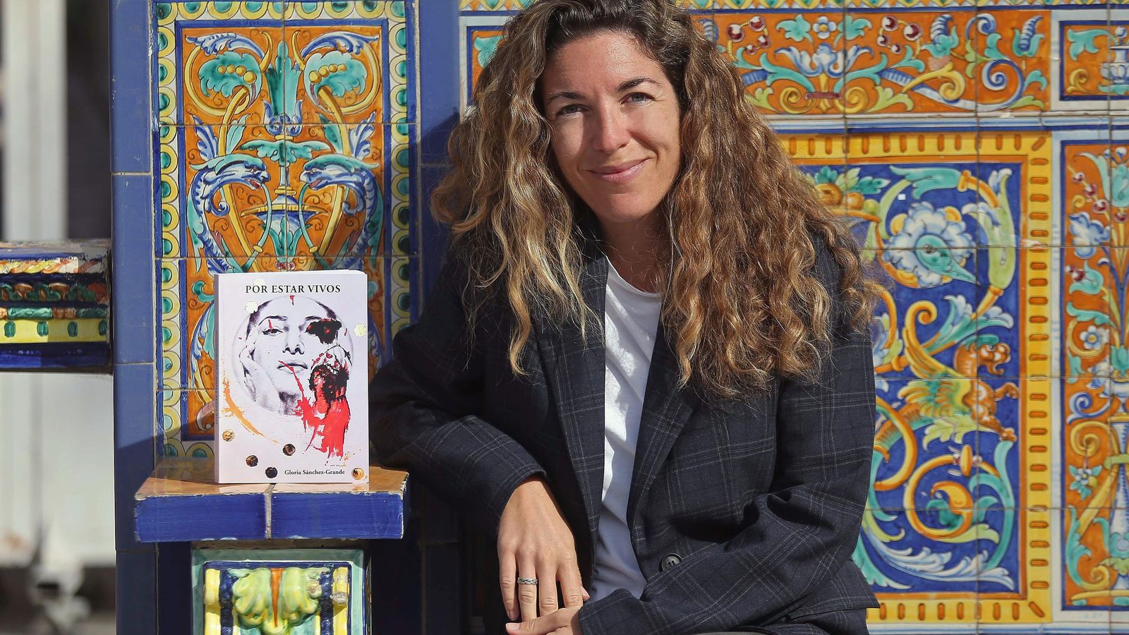 La algecireña Gloria Sánchez-Grande, en la Plaza Alta.