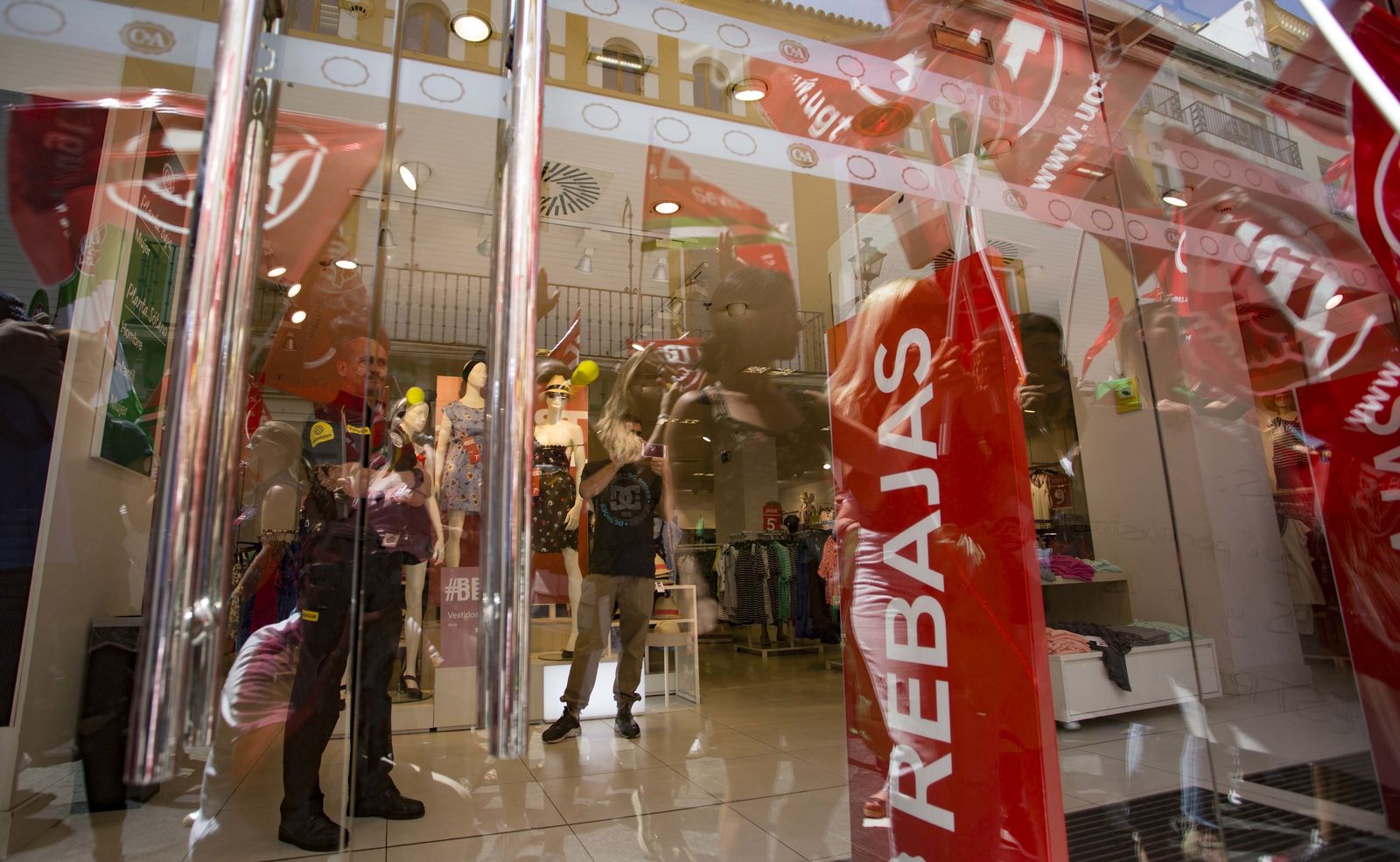 Las imágenes de la huelga del Comercio