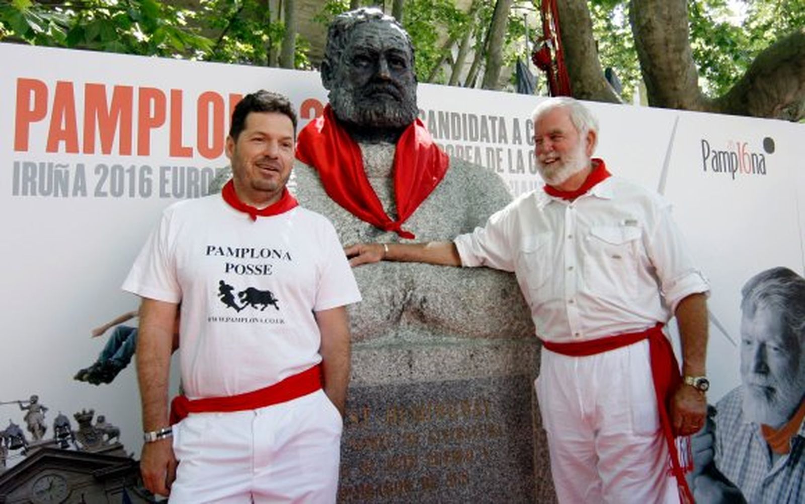 Los Sanfermines homenajean a Hemingway en su 50 aniversario