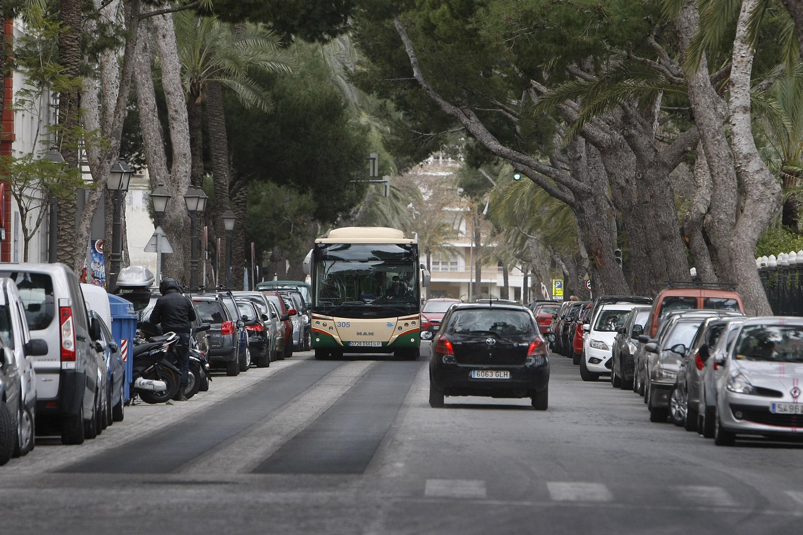 Tramo de la avenida Duque de Nájera.