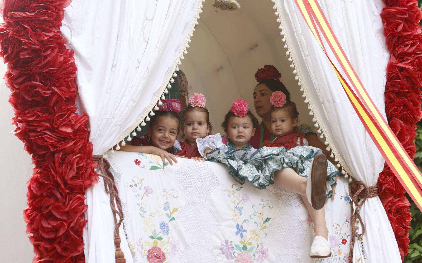 Imágenes de la salida de la hermandad del Rocio de Triana