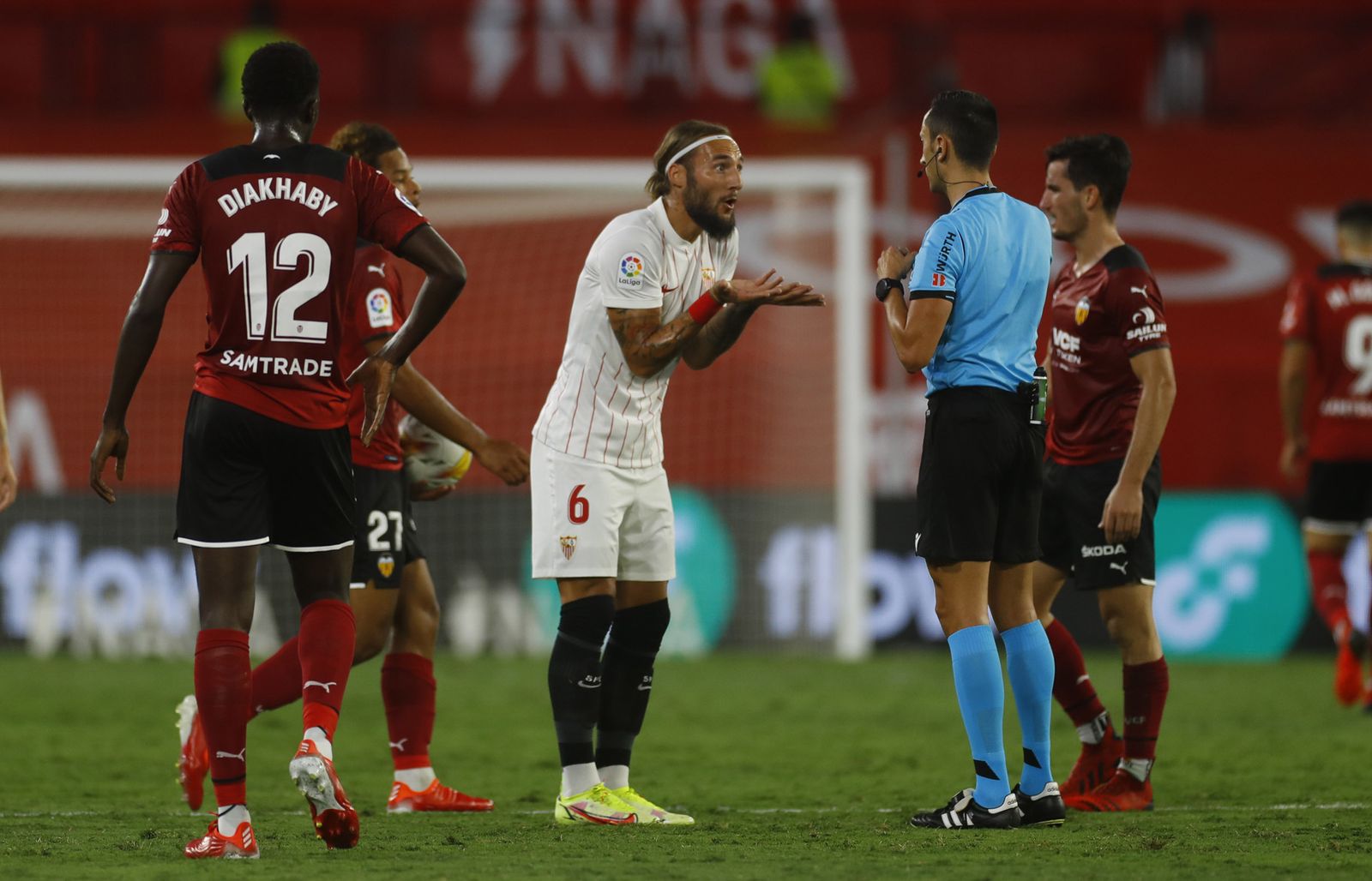 Las imágenes del Sevilla fc-Valencia