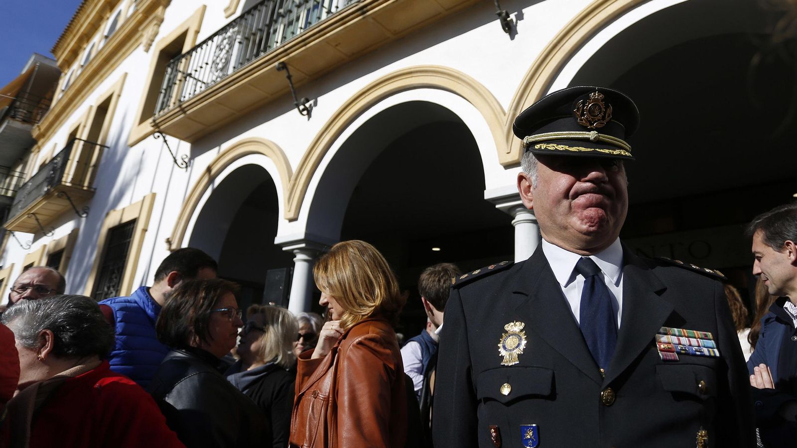 El comisario Francisco Vidal, jefe de la Policía Nacional en Dos Hermanas.