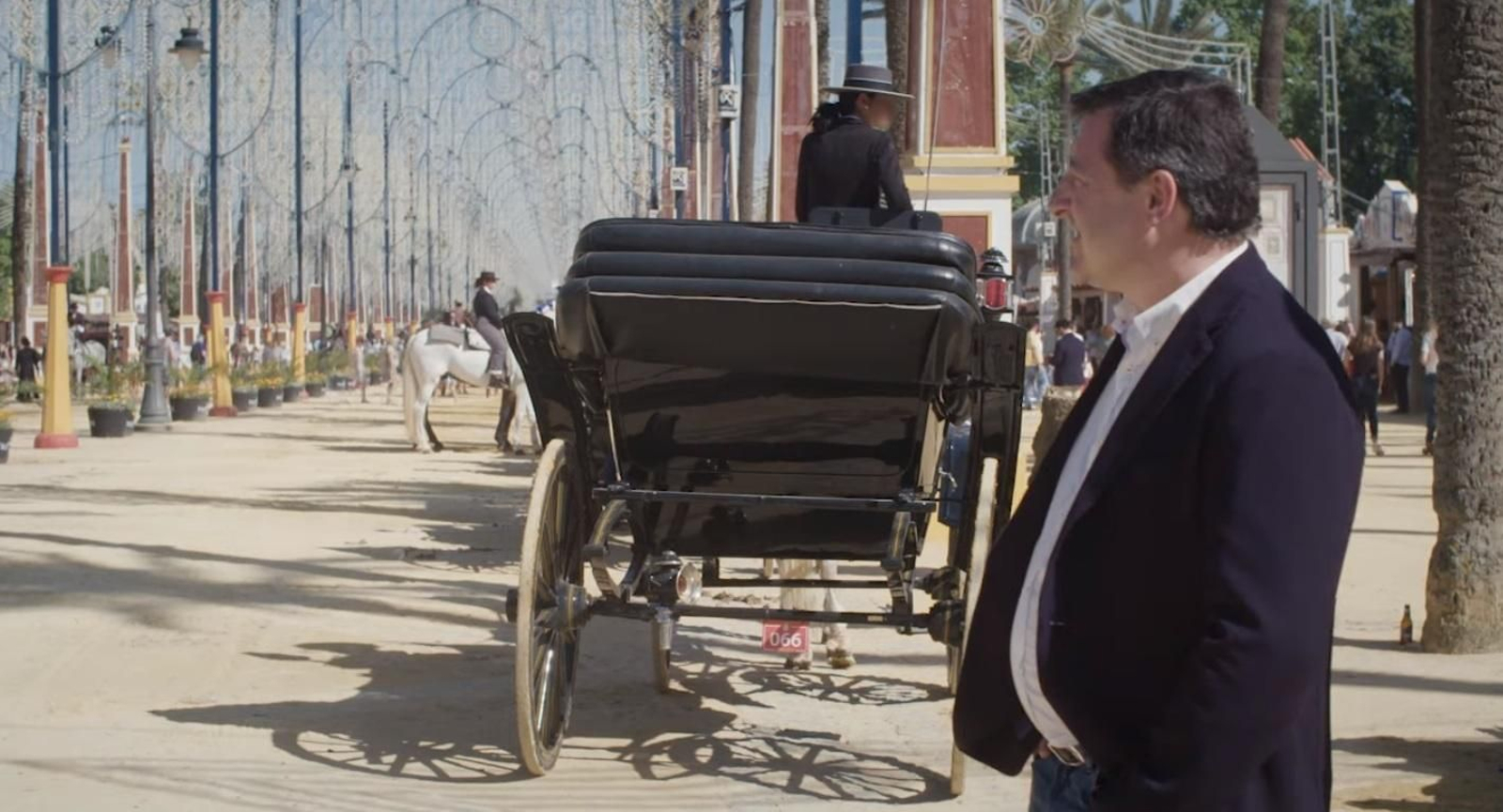 Josep Roca en la Feria del Caballo.