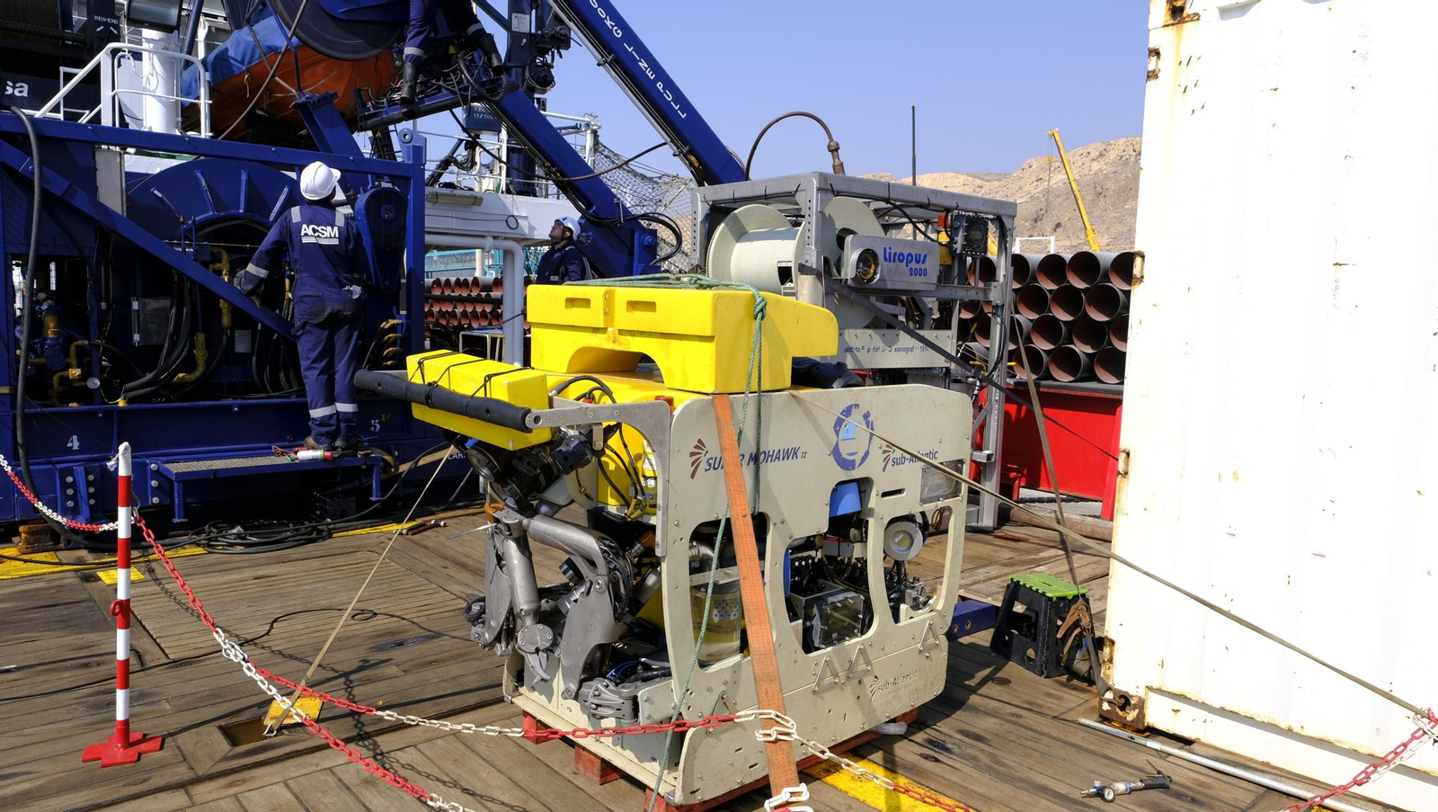 El buque oceoanográfico Sarmiento de Gamboa visita Almería, en imágenes