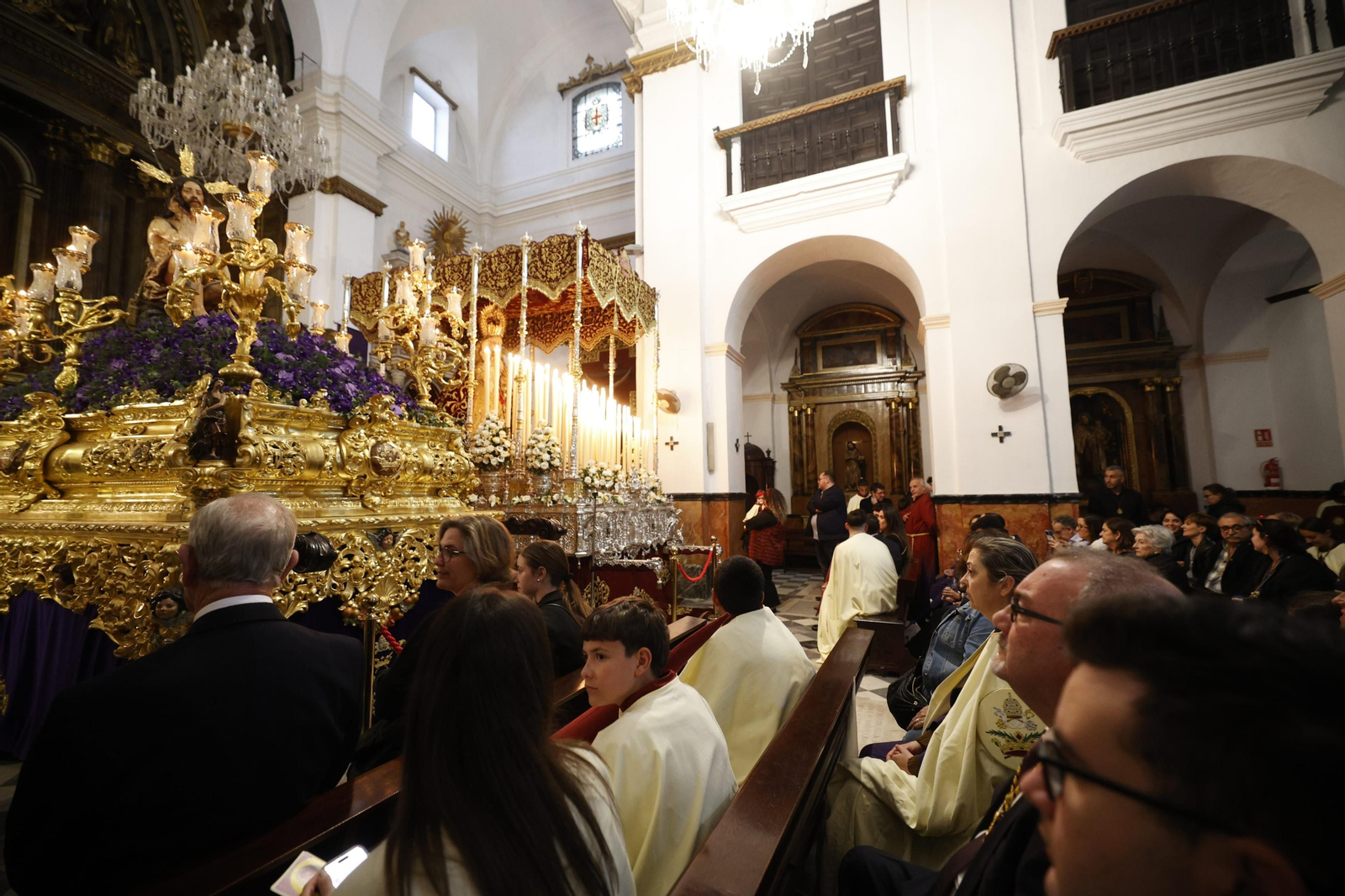 Las imágenes de Humildad y Paciencia y sus momentos en San Agustín  en la Semana Santa de Cádiz 2024