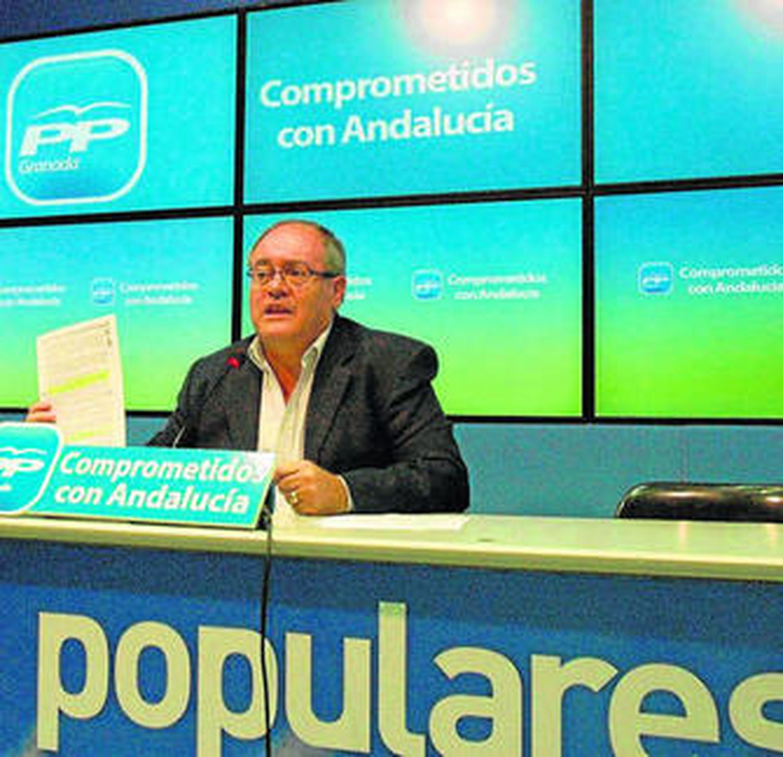 Antonio Ayllón, ayer en rueda de prensa.