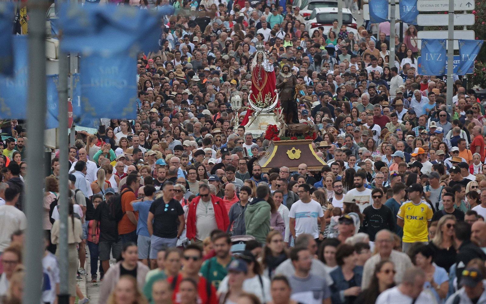 Fotos del regreso de la Virgen de la Luz a su santuario en Tarifa