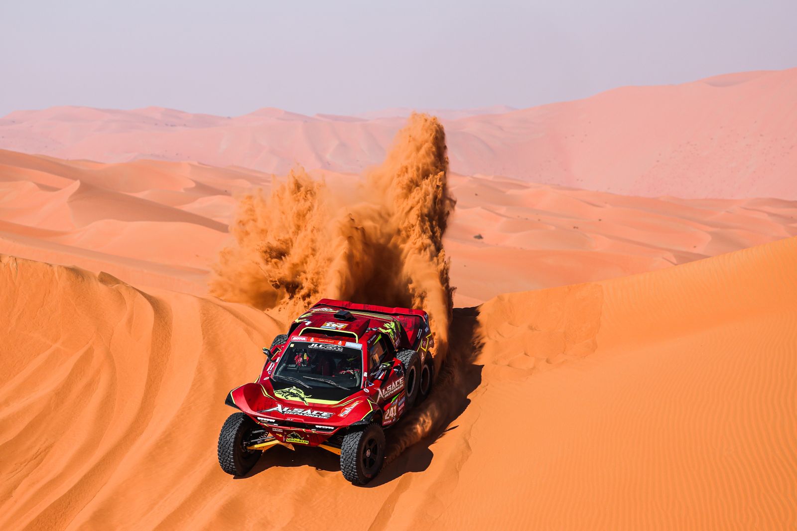 Las mejores fotos del Dakar por las dunas