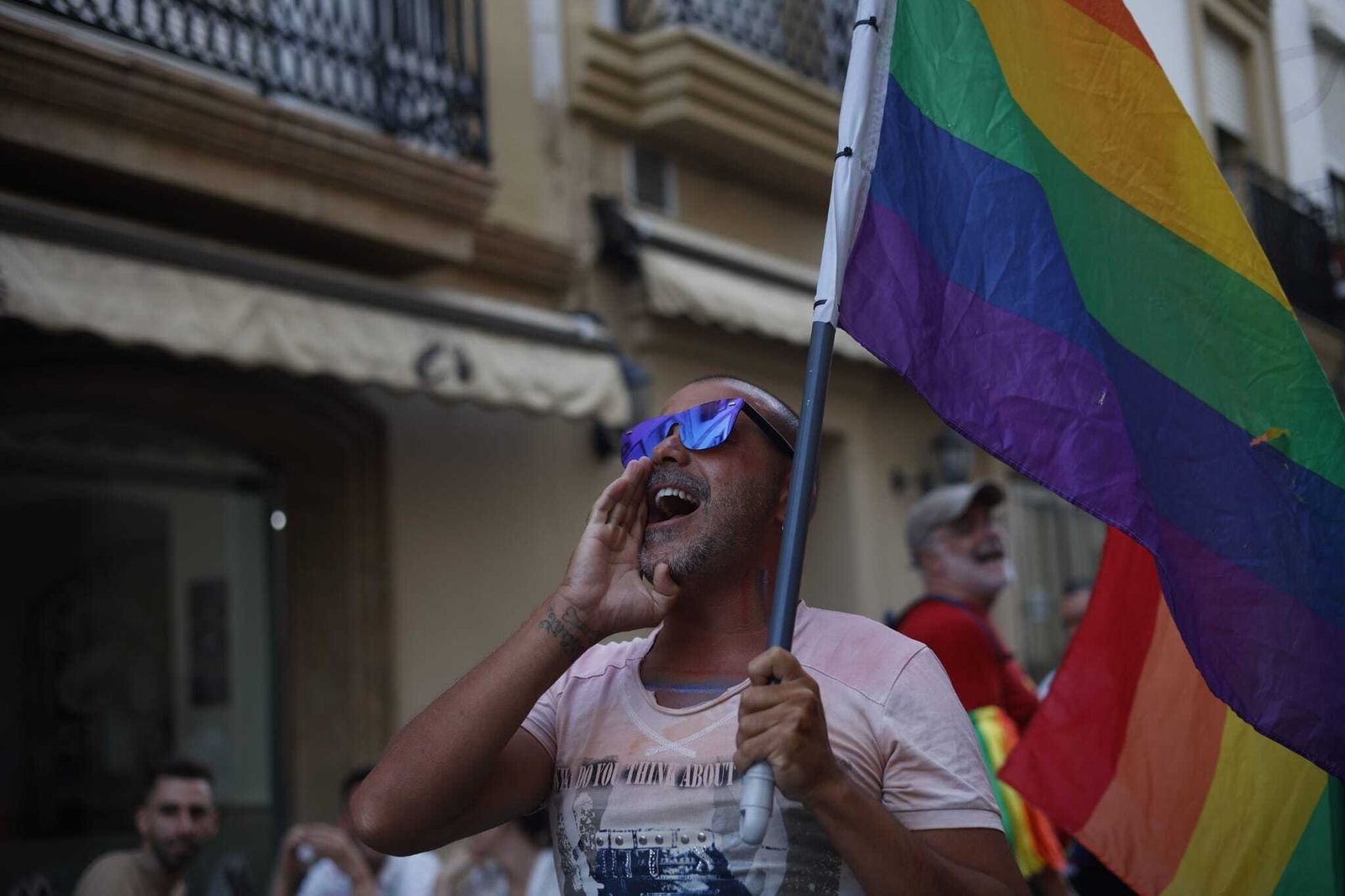 Las imágenes de la marcha reivindicativa del Día del Orgullo LGTBI en El Puerto