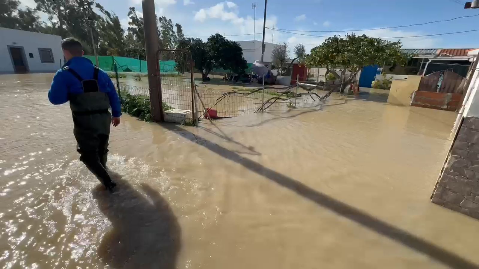 La crecida del Guadalete, palmo a palmo