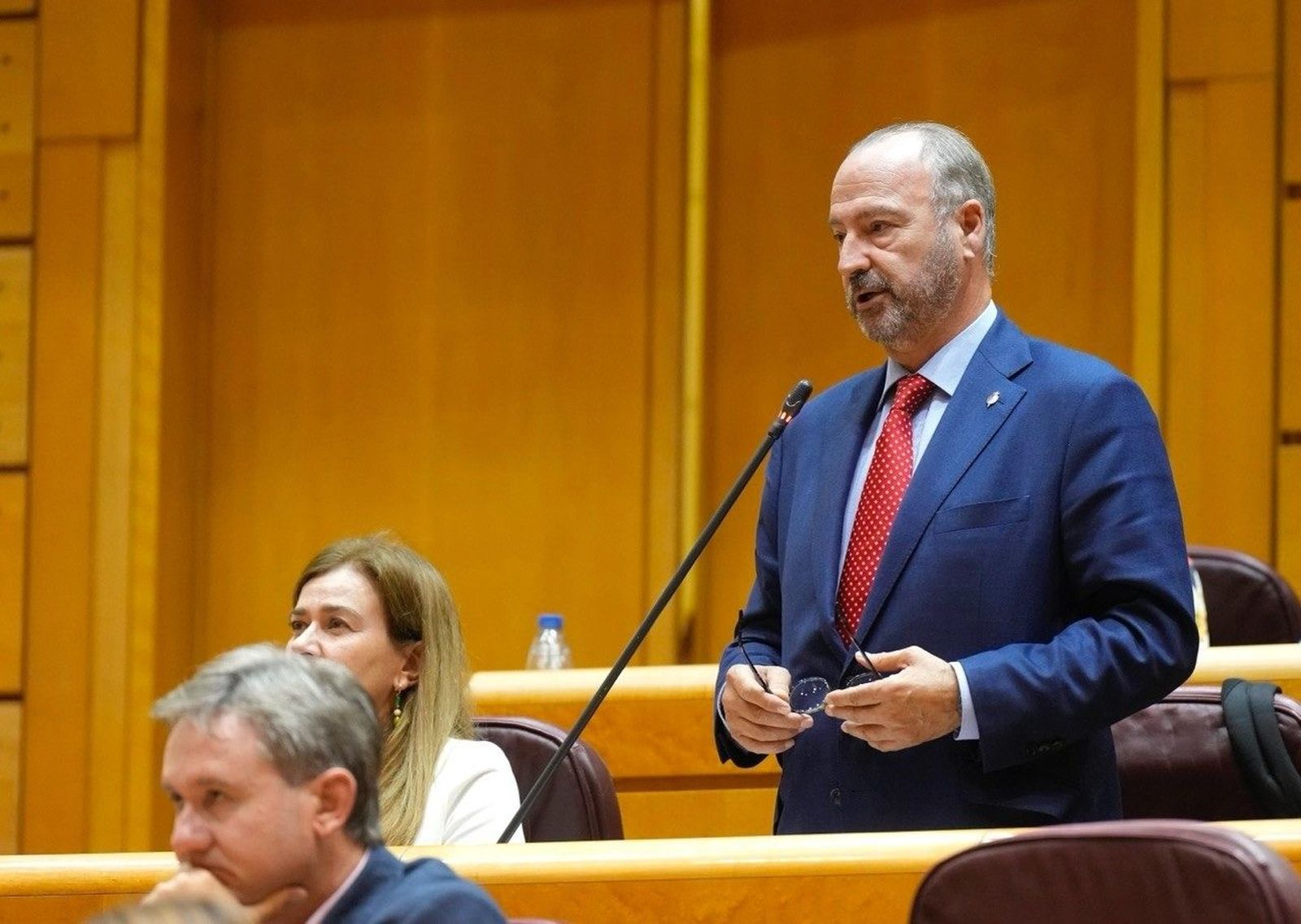 El senador del Partido Popular por Almería, Luis Rogelio Rodríguez-Comendador.