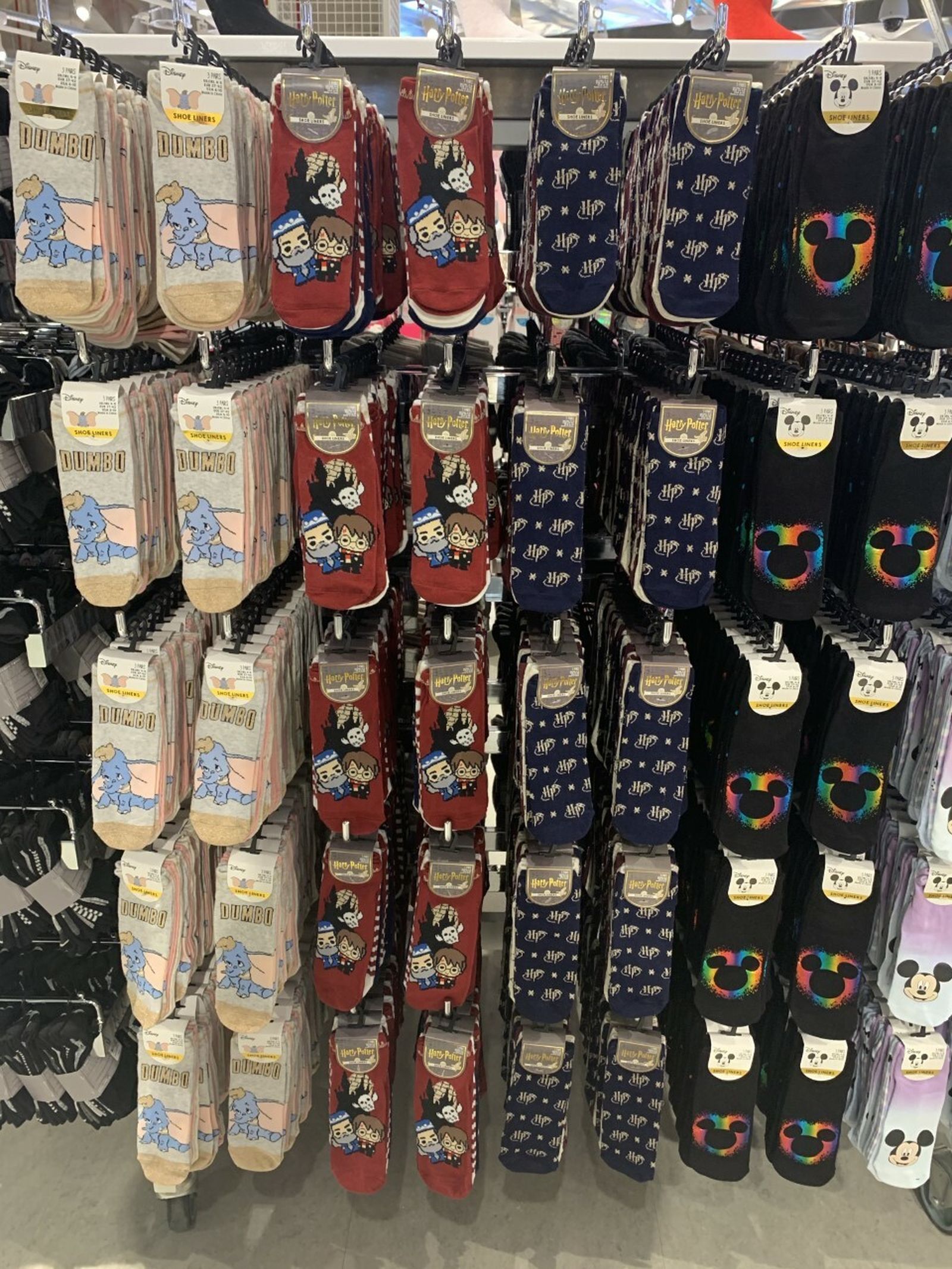 Calcetines de Dumbo, Harry Potter y Mickey