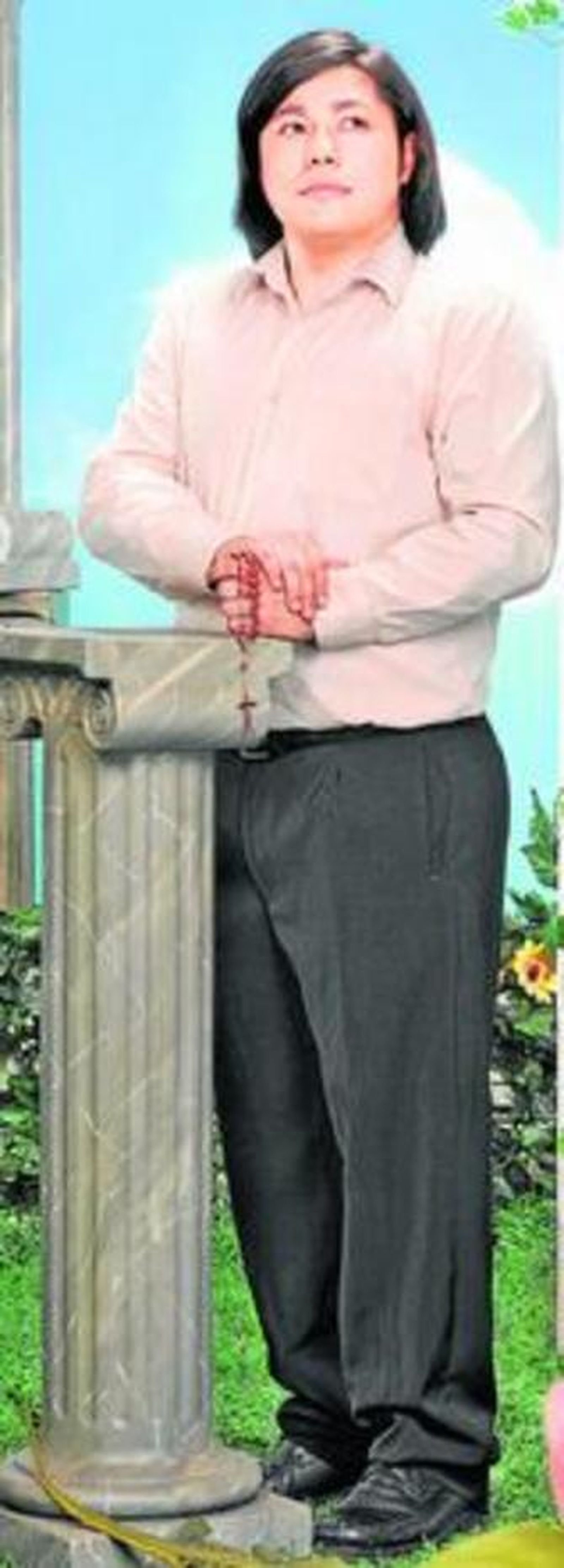 Óscar Reyes en una imagen promocional de su personaje en 'Aída'.