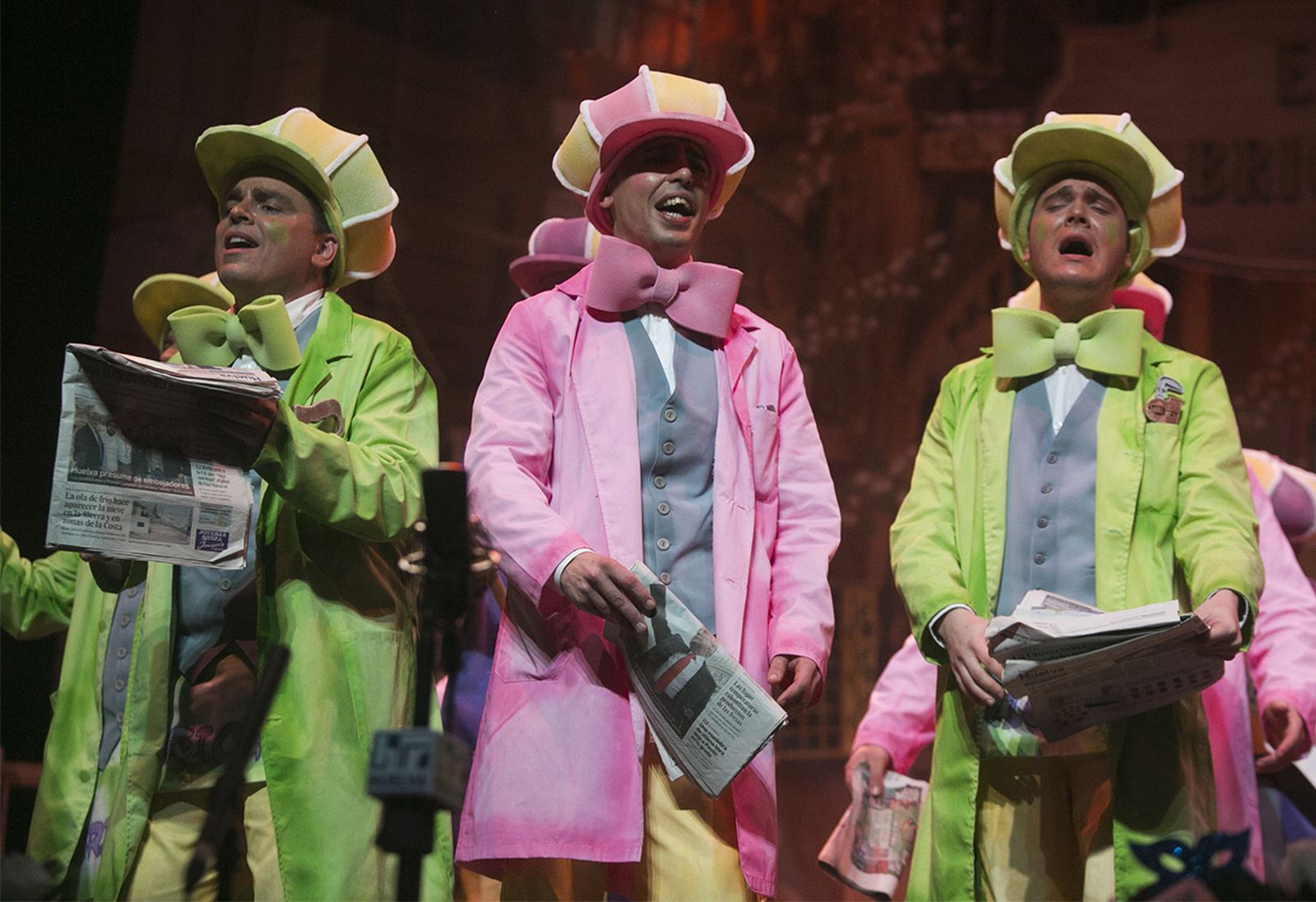 Las imágenes del sexto días de preliminares del Carnaval Colombino