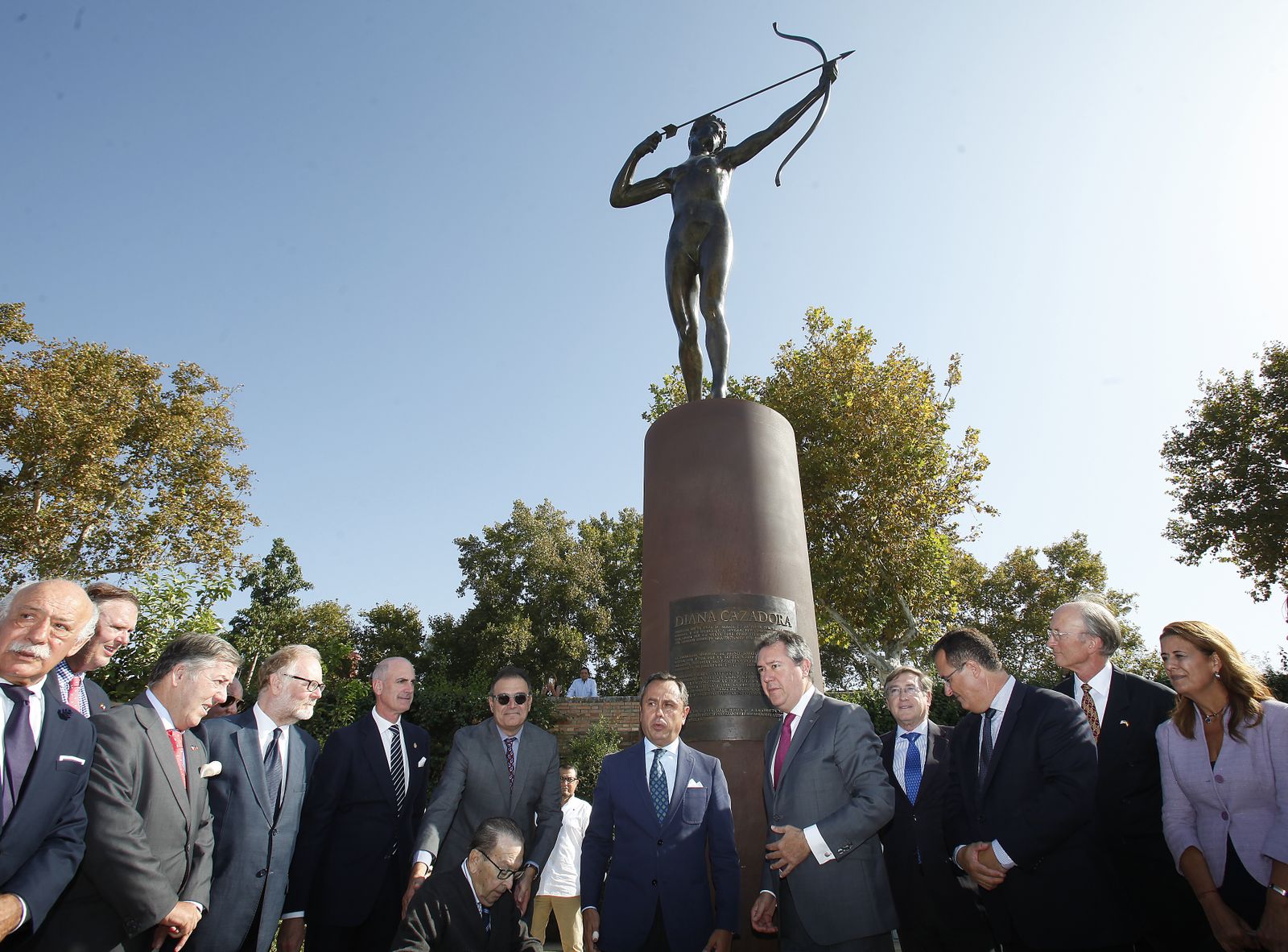 Diana Cazadora en el muelle de Nueva York