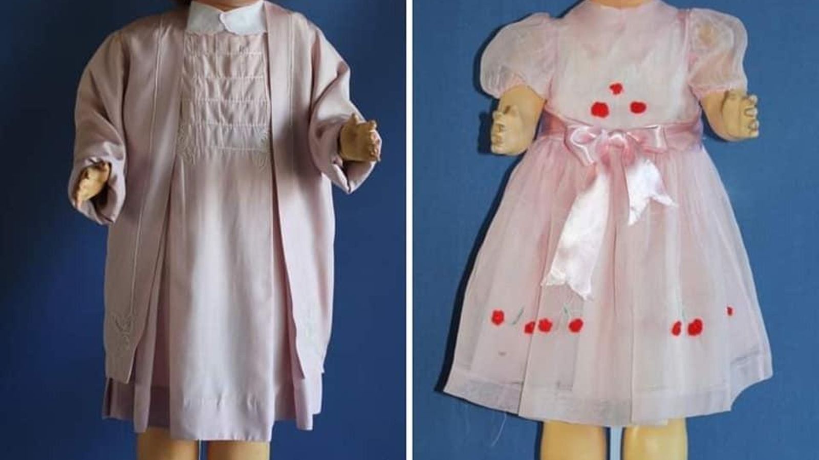 Dos de las muñecas.