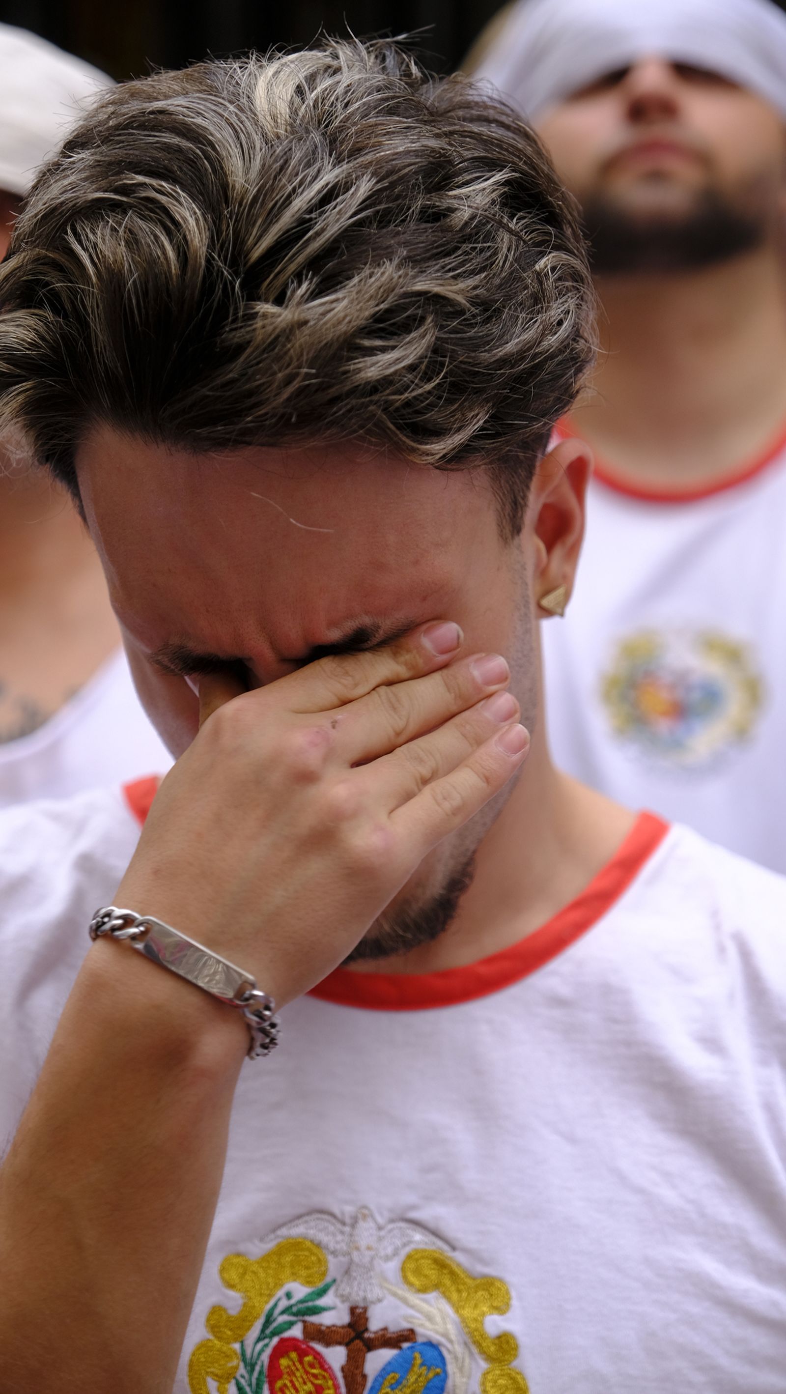 La Borriquita procesiona por las calles de Almería, en imágenes