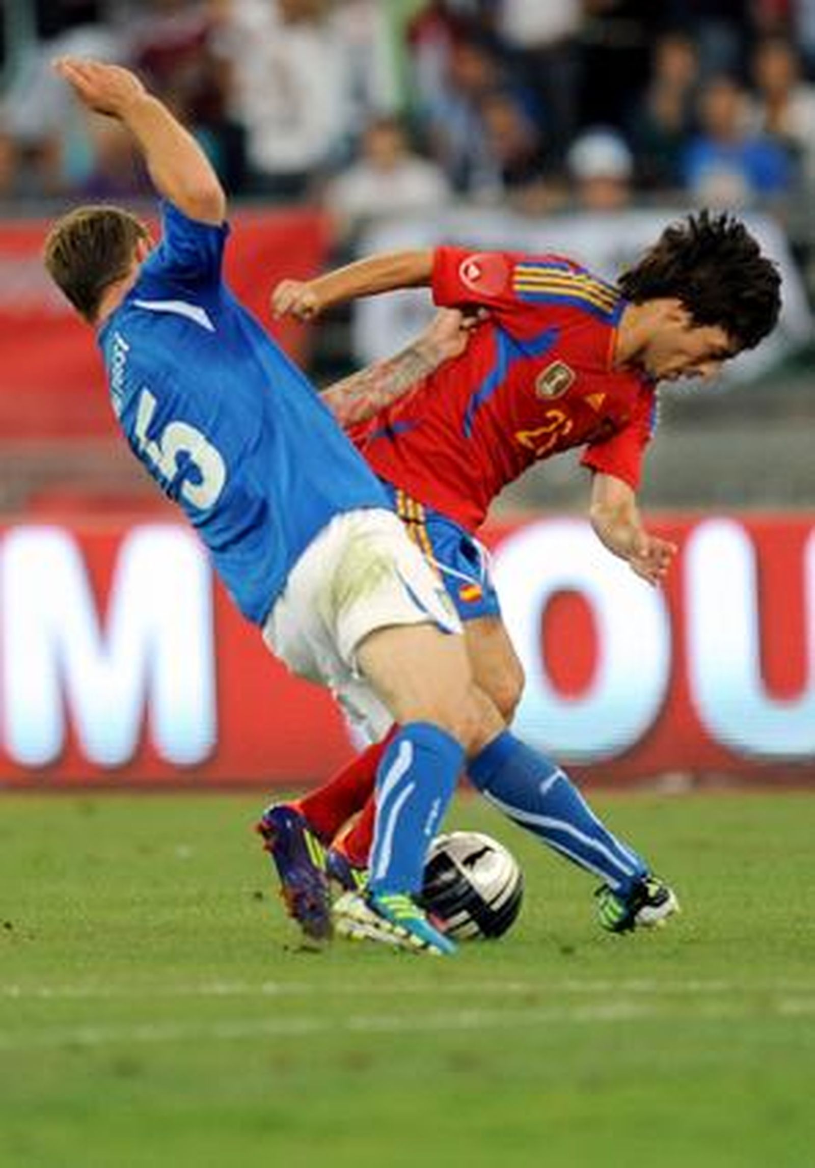 La selección española cayó 2-1 frente a Italia en el amistoso jugado en Bari.

Foto: AFP