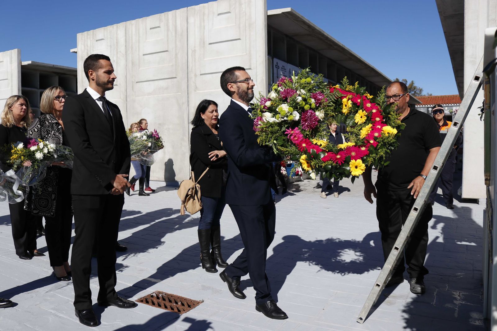 Inauguración del Panteón de los Ilustres en el cementerio de La Línea