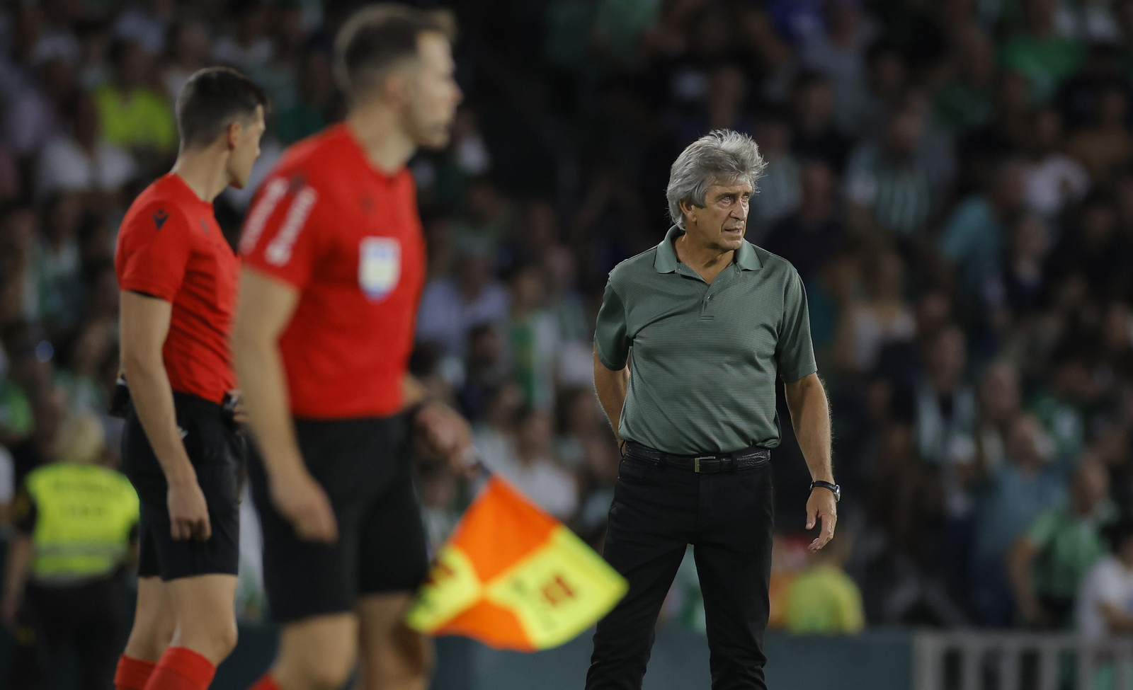 Manuel Pellegrini, en el partido ante el Atlético de Madrid.