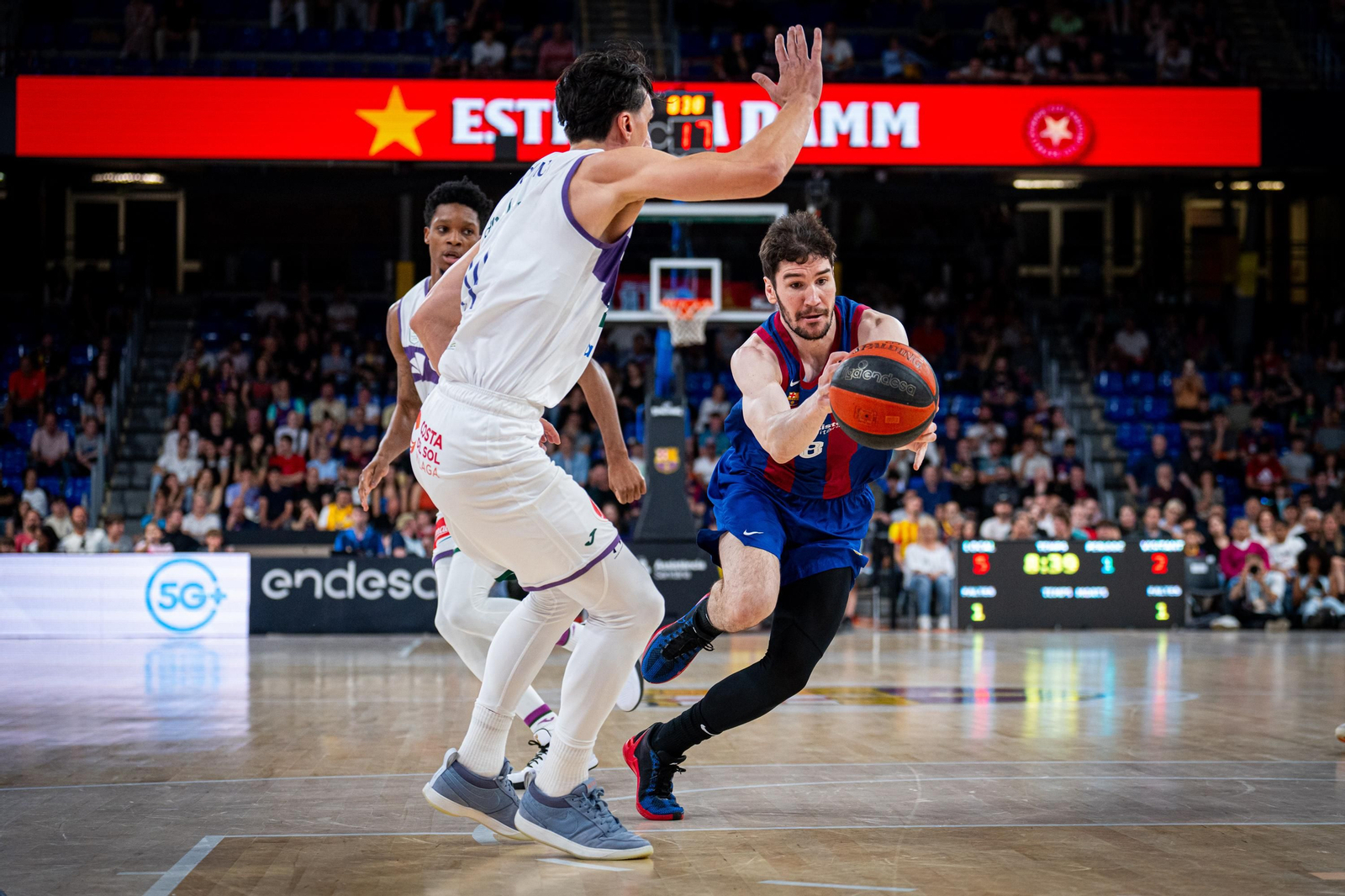 El Barcelona - Unicaja de ACB, en fotos