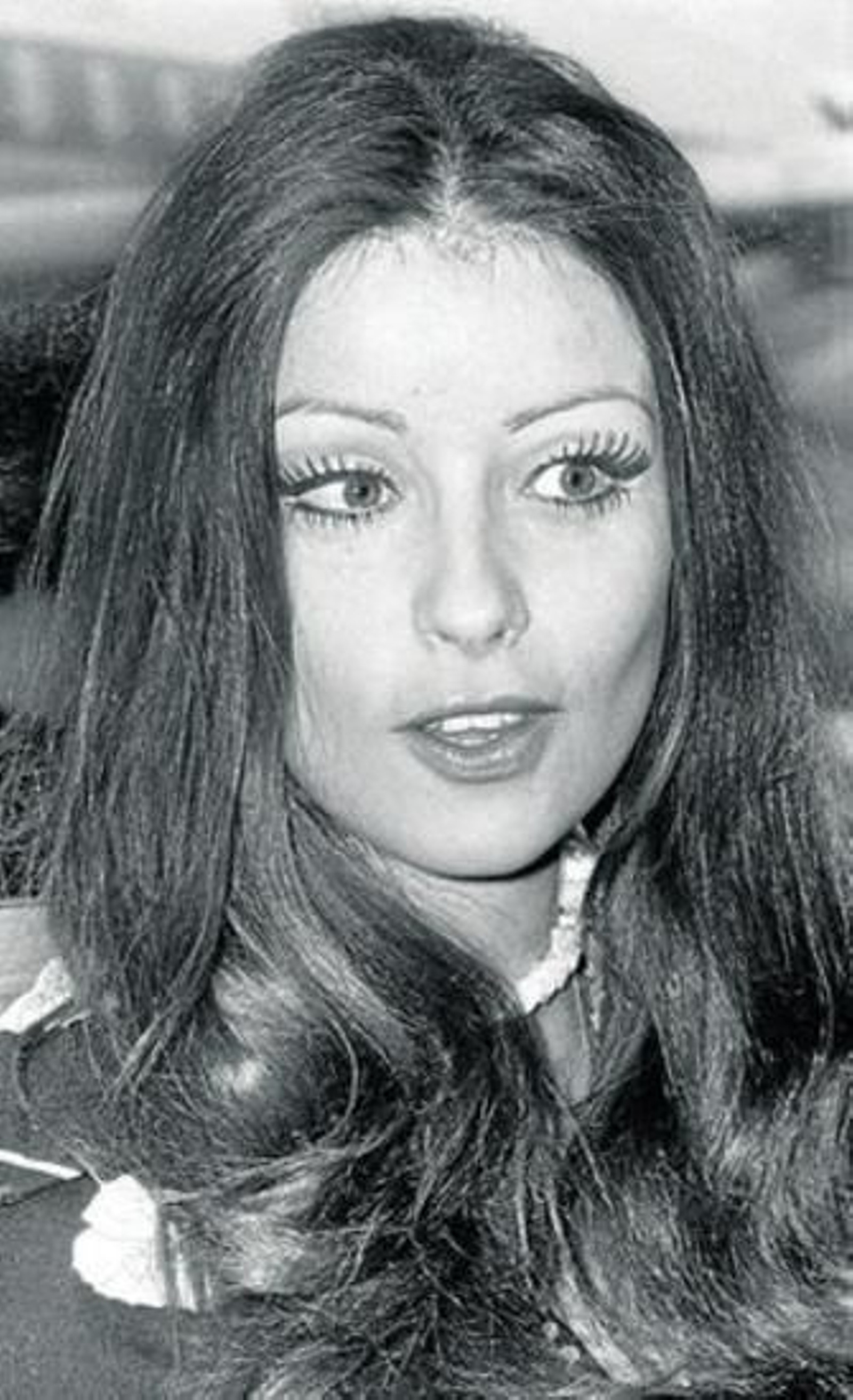 Una juvenil imagen de la intérprete Amparo Muñoz.