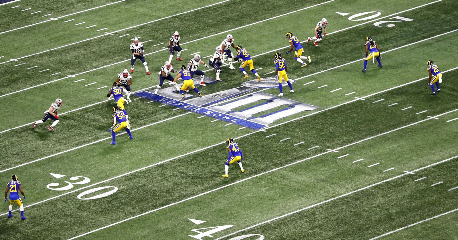 Las imágenes de la final de la Super Bowl