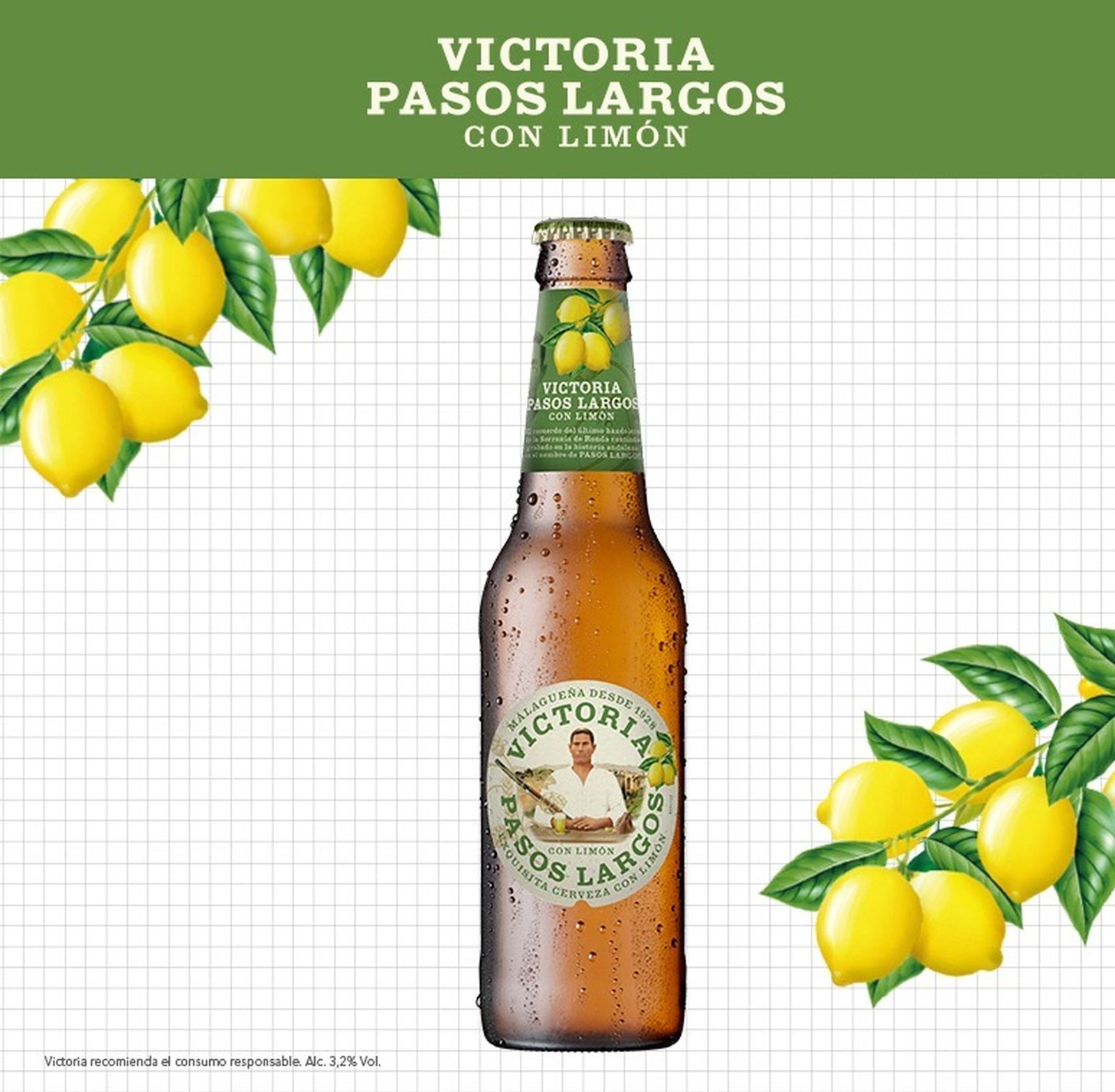 El último bandolero de Ronda, la imagen de la nueva cerveza con limón de Victoria, elaborada en la fábrica de Málaga